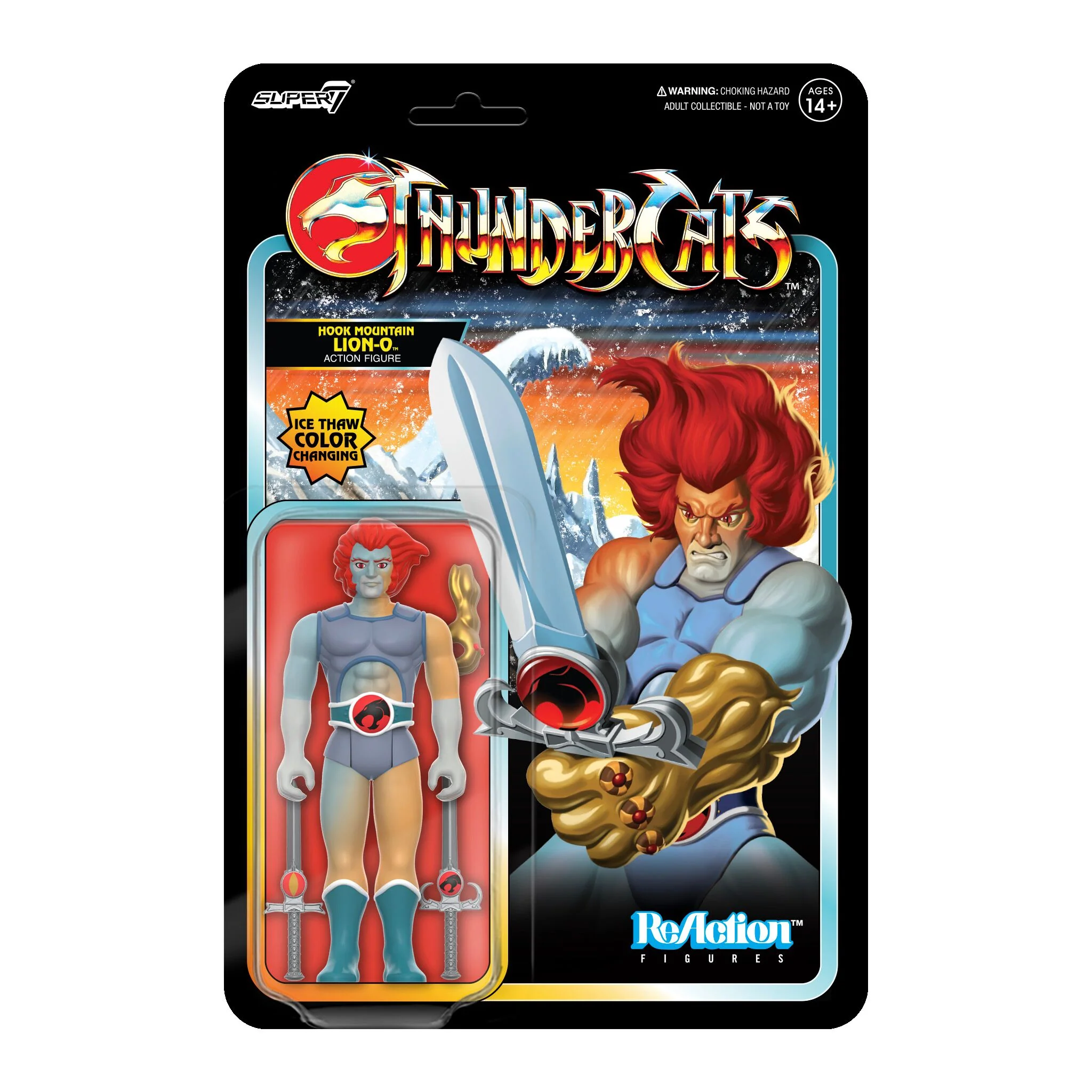 ThunderCats ReAction Wave 5 - Hook Mountain Lion-O (Ice Thaw Color Change)
