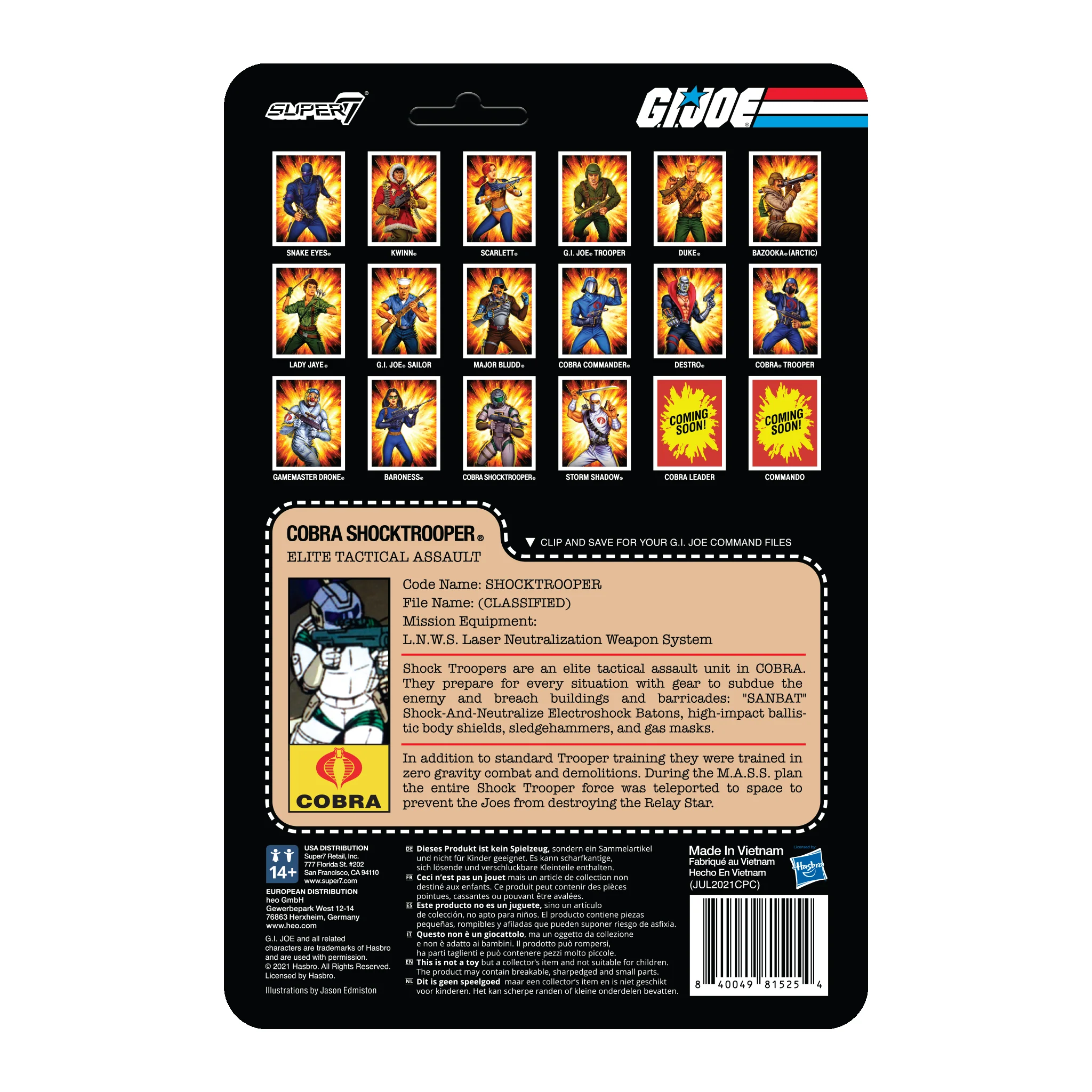 G.I. Joe ReAction Figures Wave 2 - Cobra Shocktrooper (Rifle A) 4 G.I. Joe ReAction Figures Wave 2 - Cobra Shocktrooper (Rifle A)