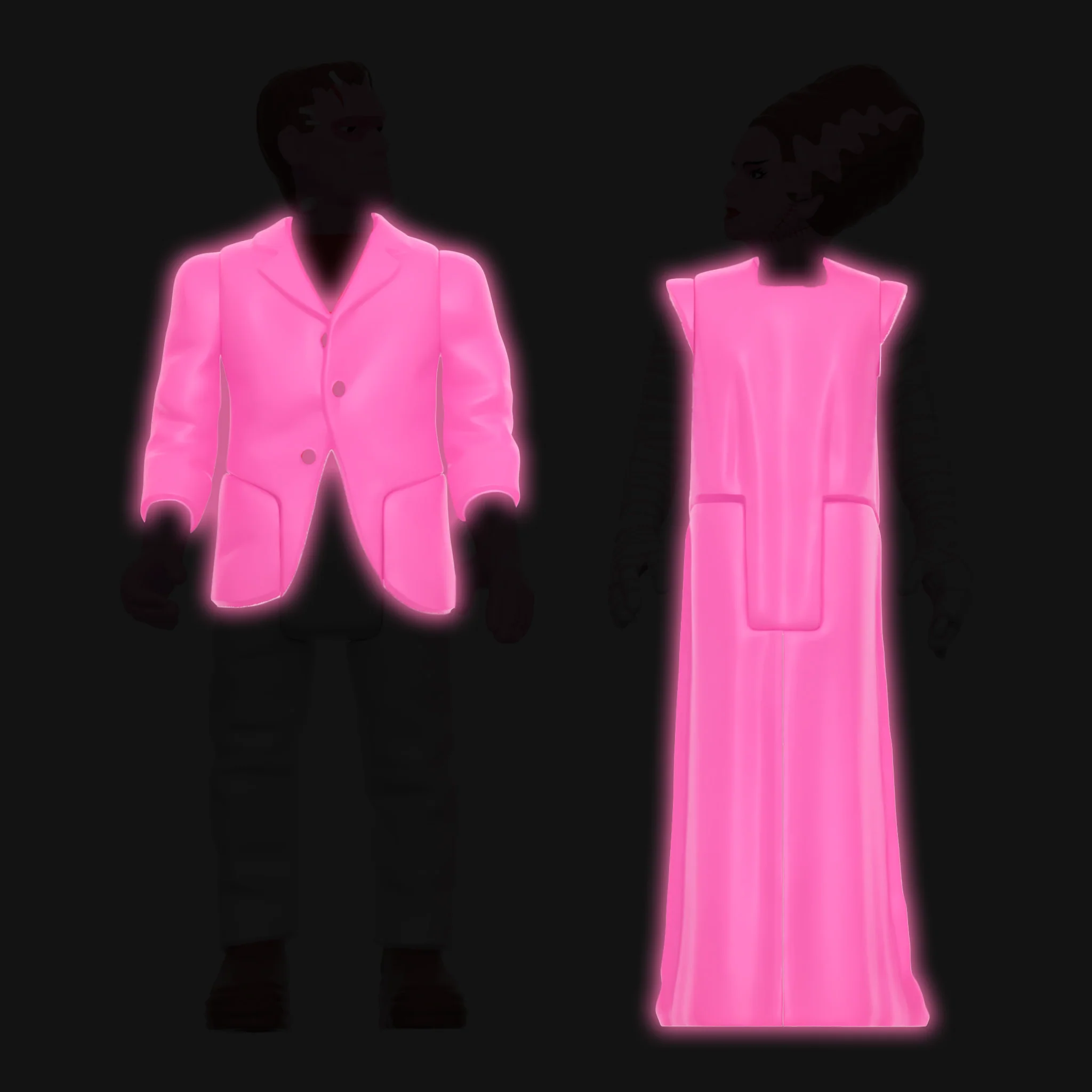 Universal Monsters ReAction Figures - Frankenstein and Bride of Frankenstein 2-Pack (Valentine's Day Heart Box) 5 Universal Monsters ReAction Figures - Frankenstein and Bride of Frankenstein 2-Pack (Valentine's Day Heart Box)