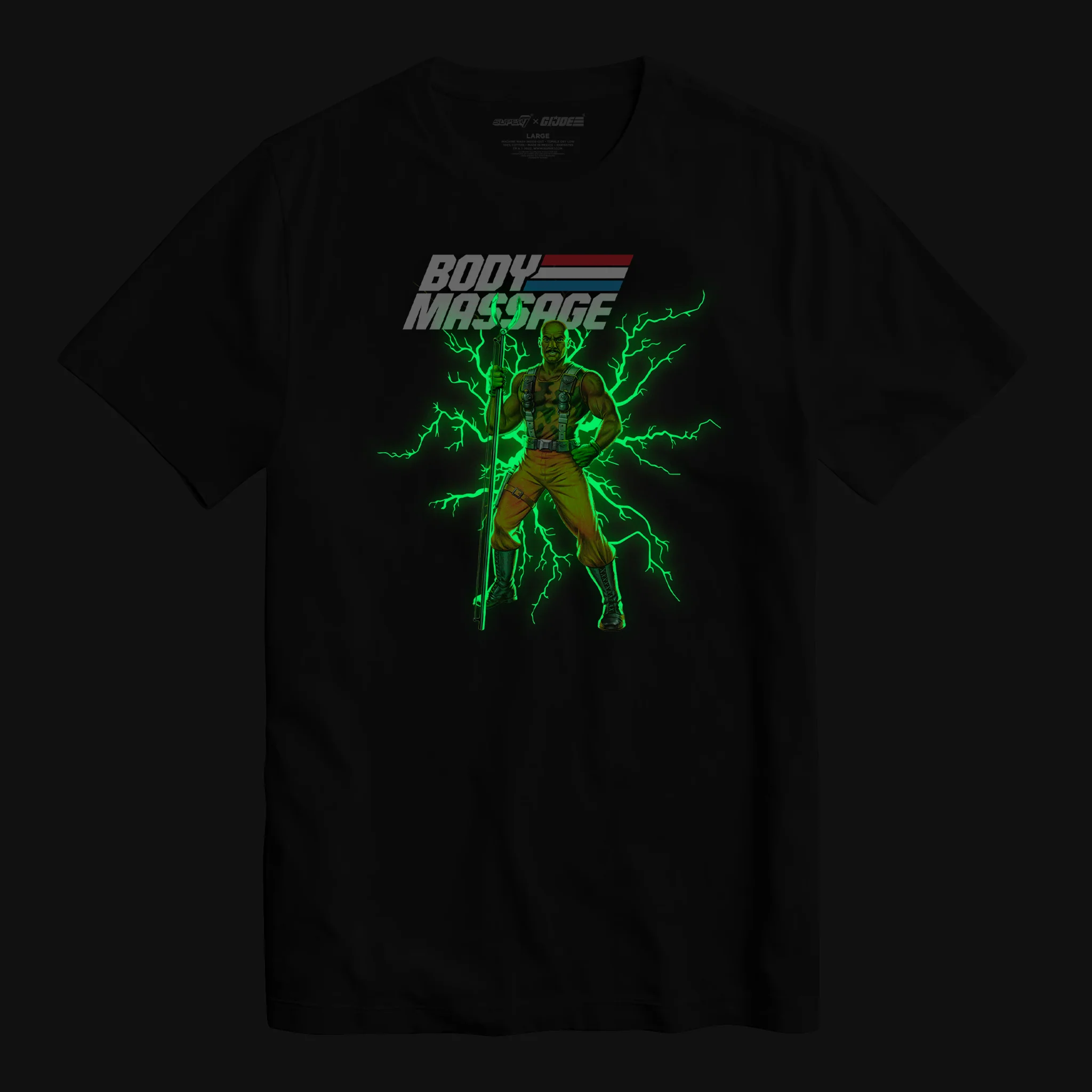 G.I. Joe T-Shirt - Body Massage PSA 5 G.I. Joe T-Shirt - Body Massage PSA