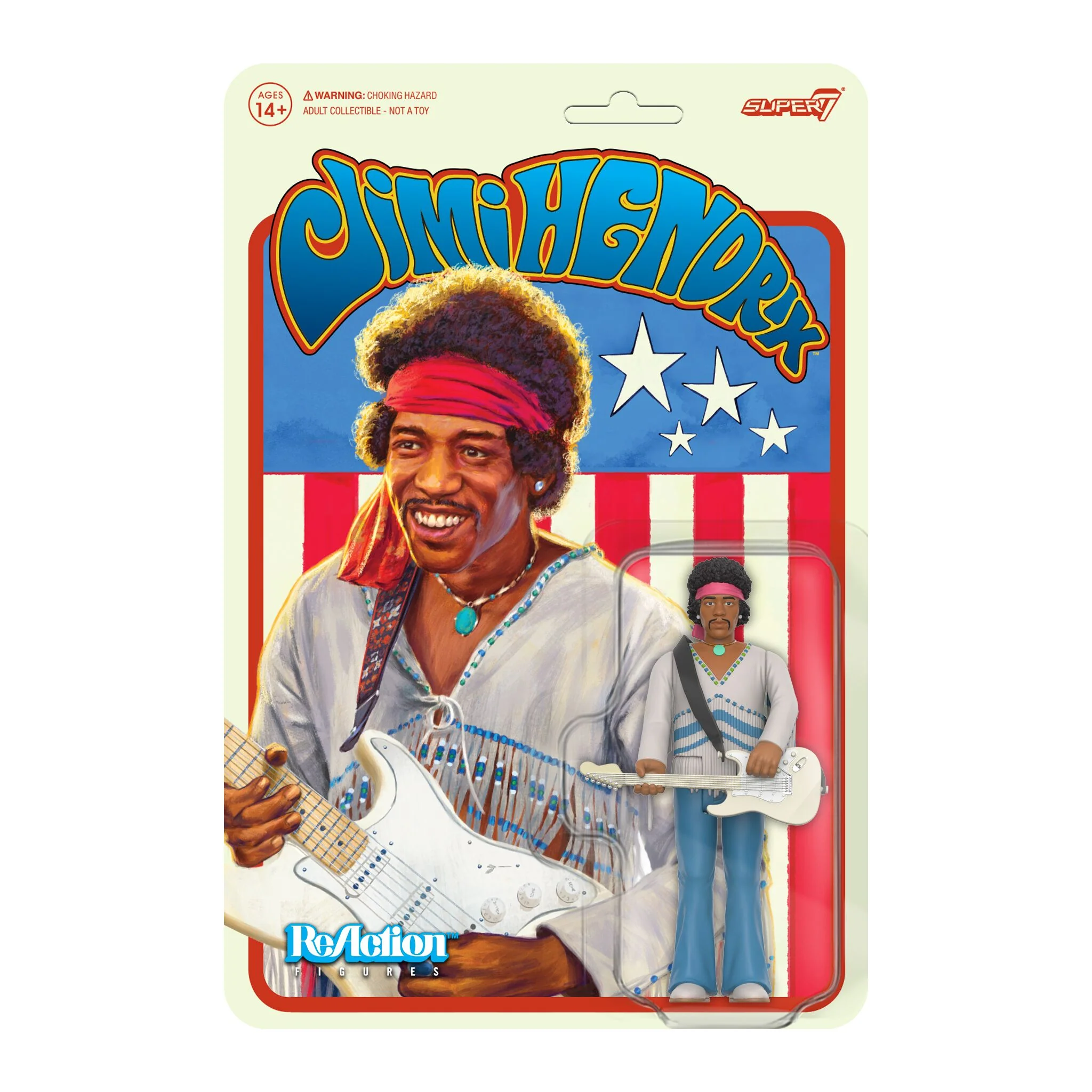 Jimi Hendrix ReAction Figures - Jimi Hendrix (Festival)