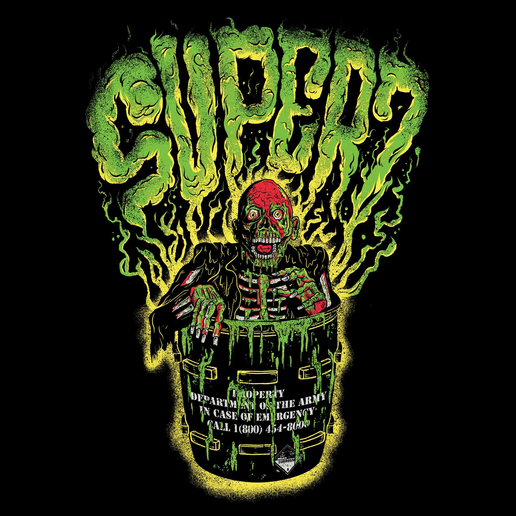 Return of the Living Dead T-shirts Tar Man 3 Return of the Living Dead T-shirts Tar Man