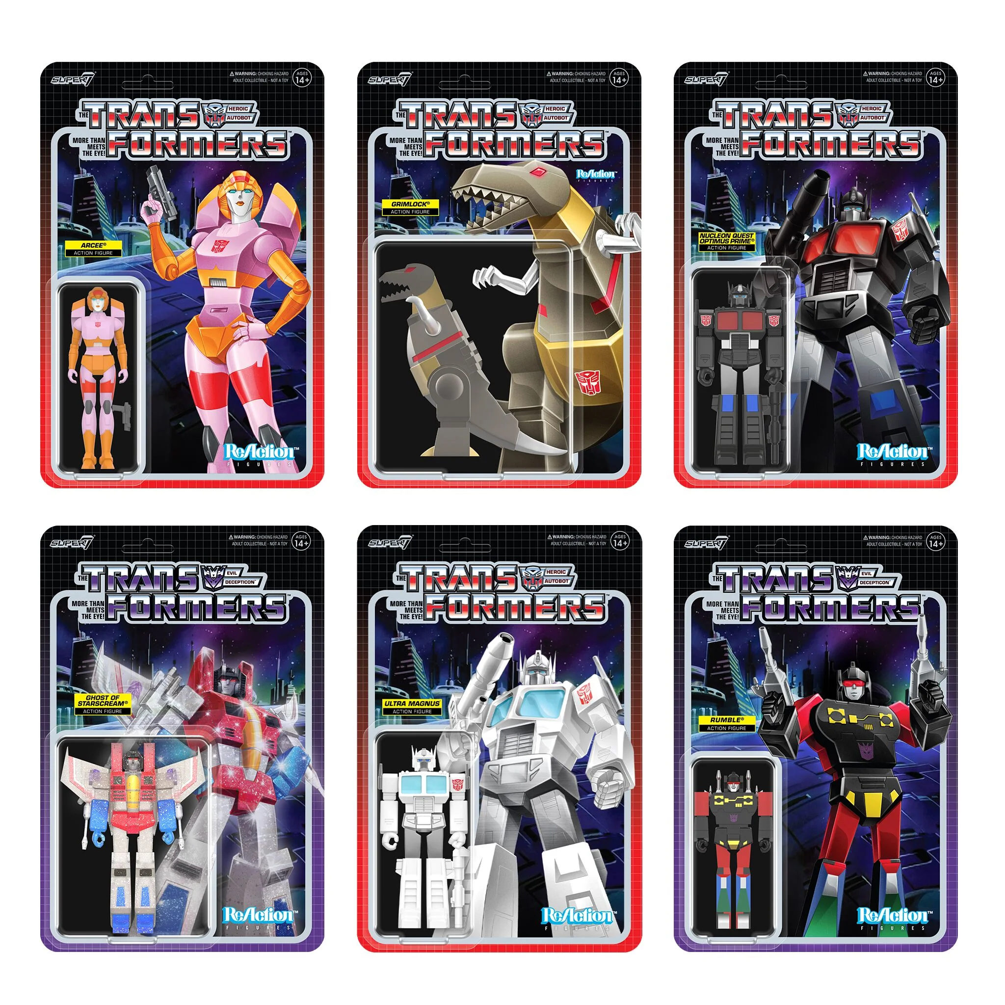 Transformers ReAction Figures Wave 08 - Rumble (Red) 6 Transformers ReAction Figures Wave 08 - Rumble (Red)