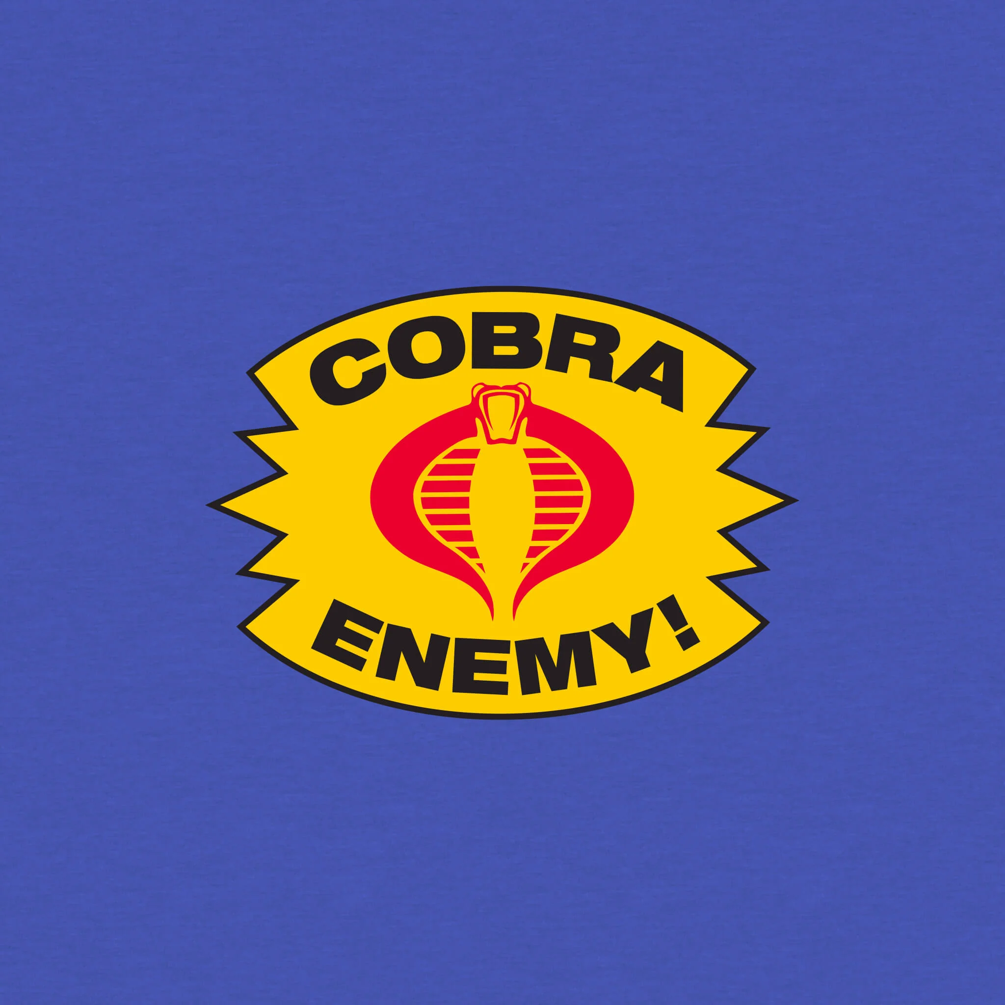 G.I. Joe Cobra Enemy T-shirt - True Heather Blue 4 G.I. Joe Cobra Enemy T-shirt - True Heather Blue