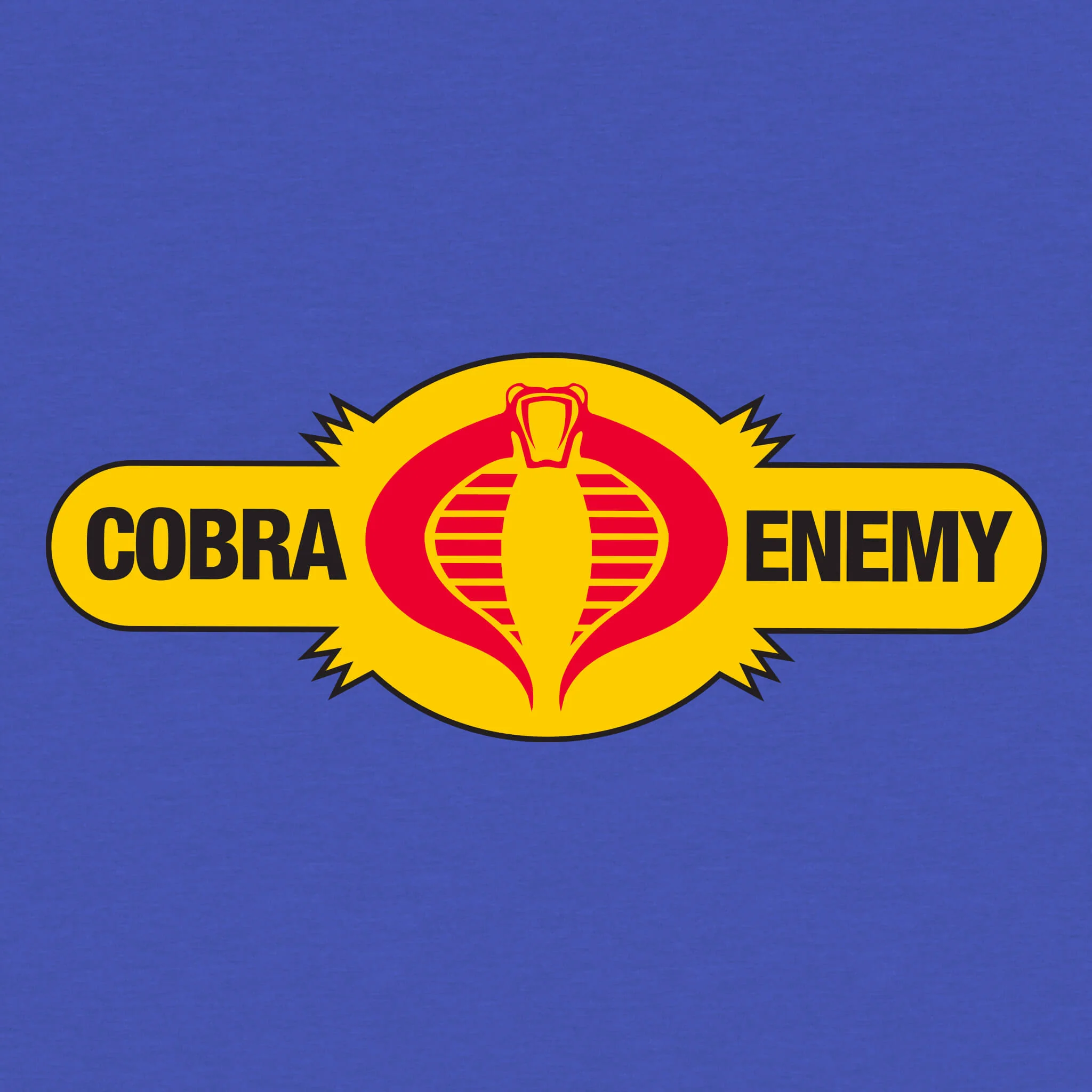 G.I. Joe Cobra Enemy T-shirt - True Heather Blue 5 G.I. Joe Cobra Enemy T-shirt - True Heather Blue