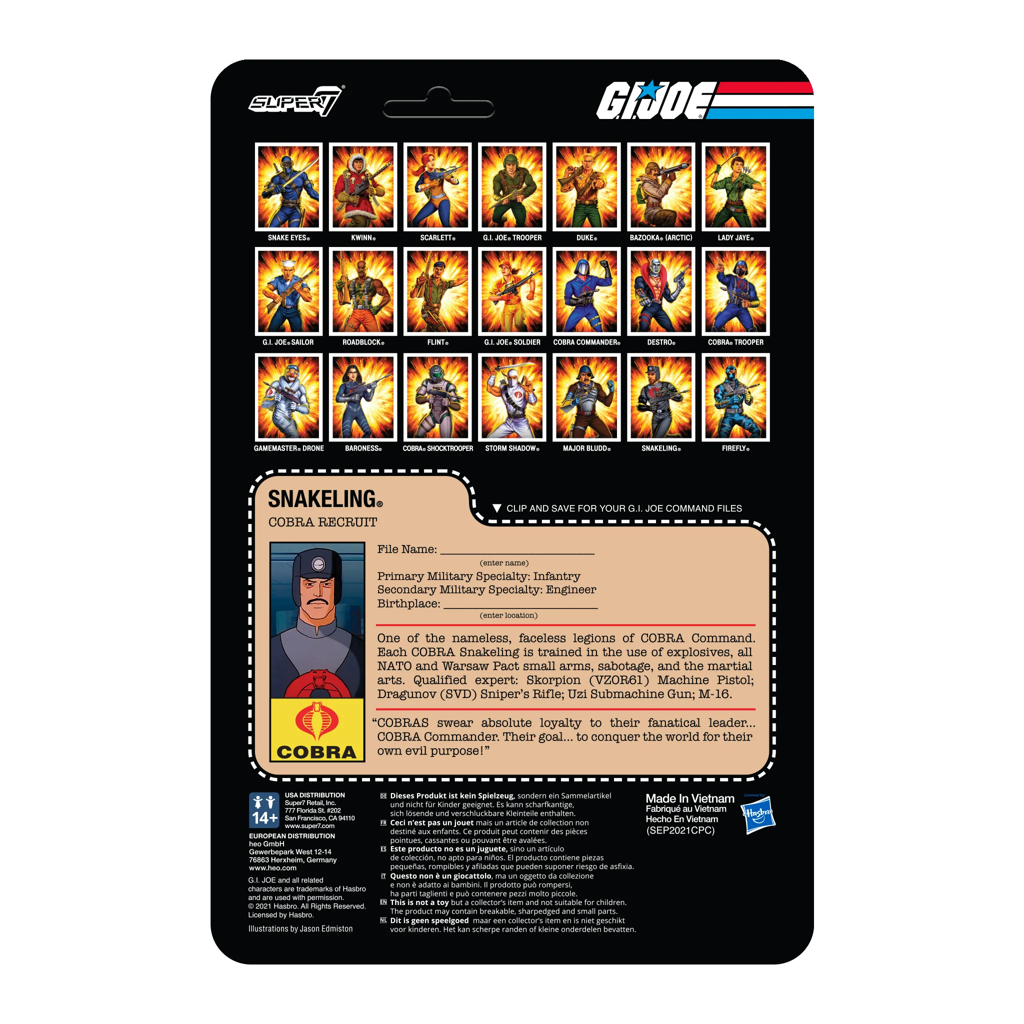 G.I. Joe ReAction Figures Wave 3 - Cobra Snakeling Factory Worker Clean-Shaven (Pink) 4 G.I. Joe ReAction Figures Wave 3 - Cobra Snakeling Factory Worker Clean-Shaven (Pink)