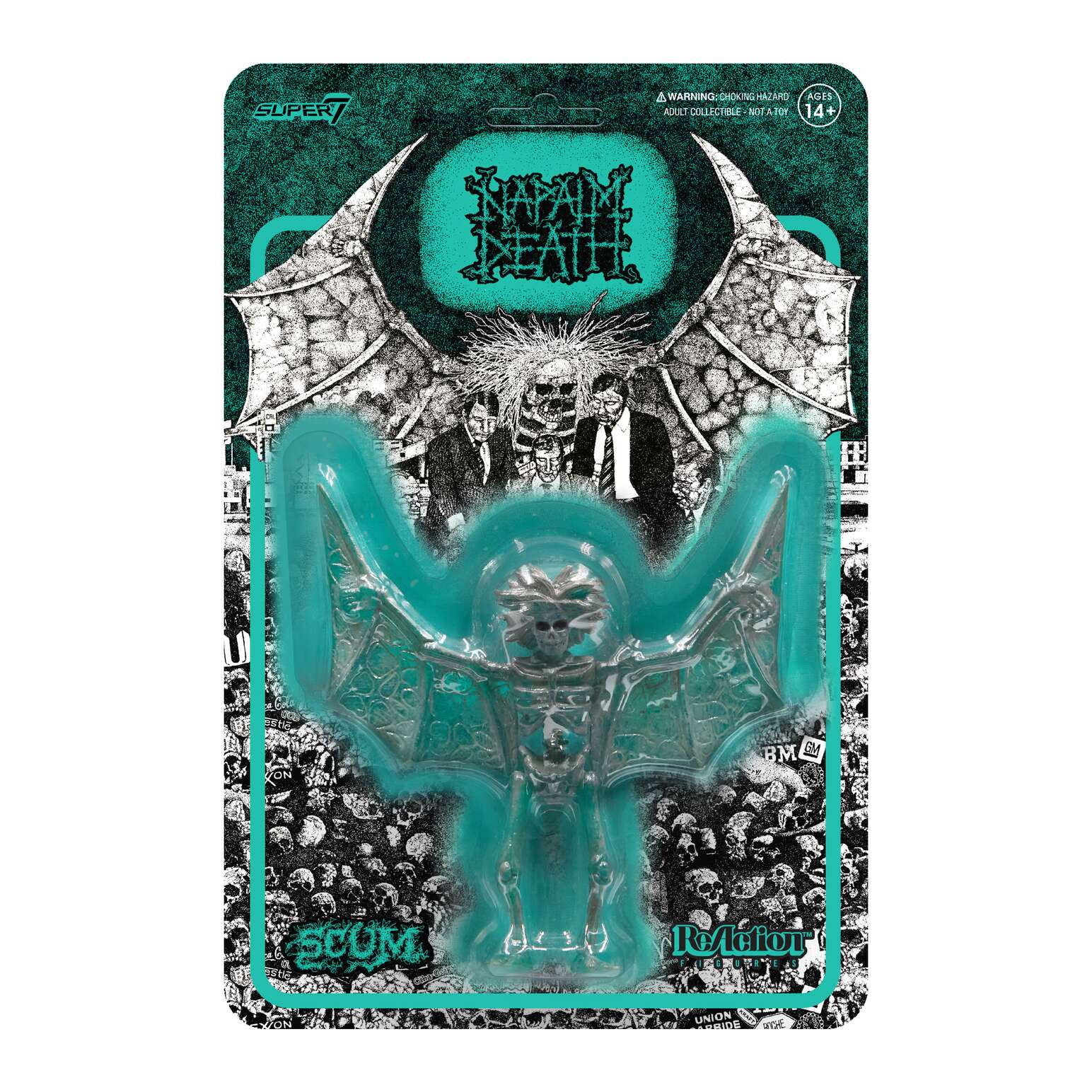 Napalm Death ReAction Figure - Scum Demon (Aquamarine)