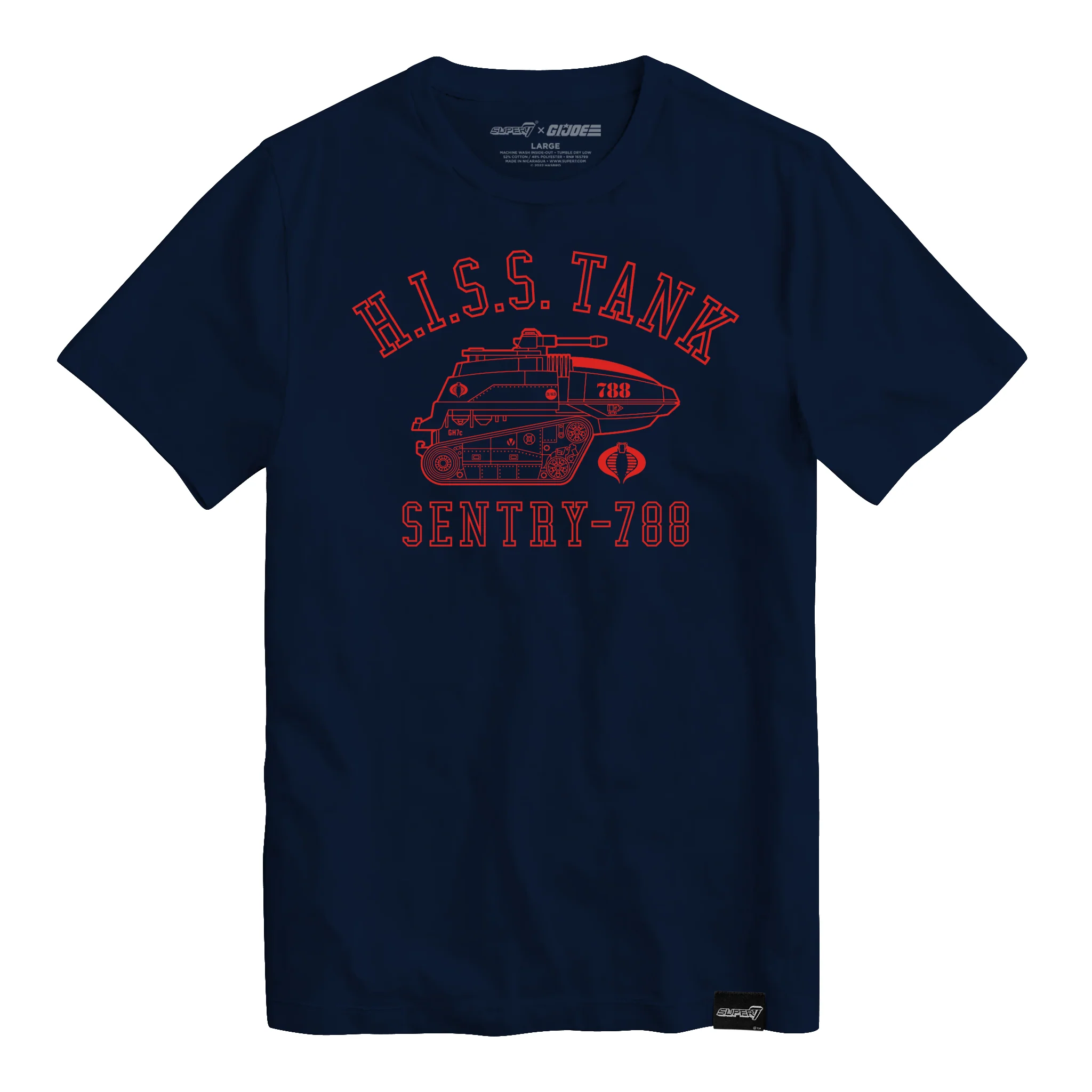 G.I. Joe Hiss Tank T-shirt - NAVY