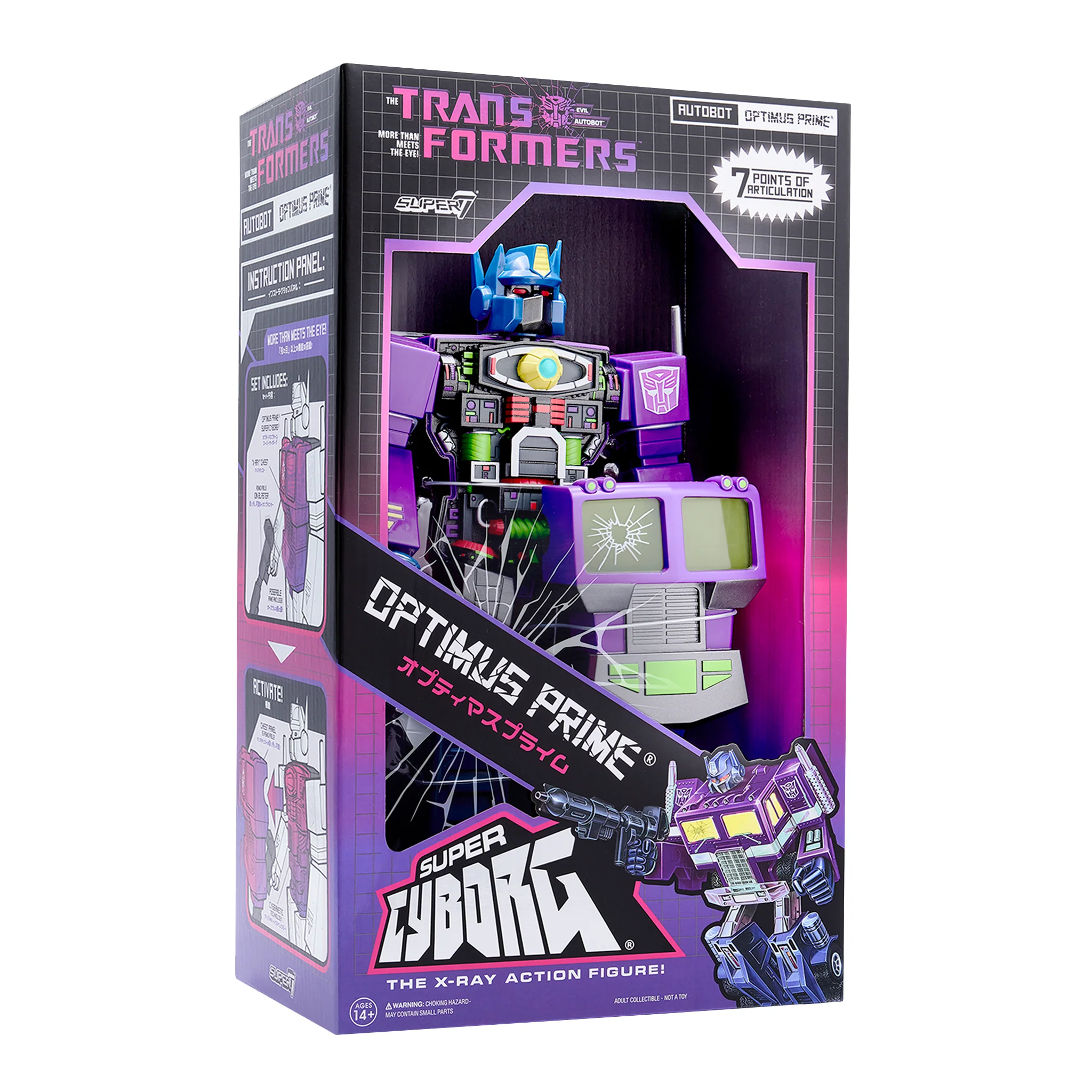 Transformers Super Cyborg - Optimus Primeï»¿ (Shattered Glass Purple)