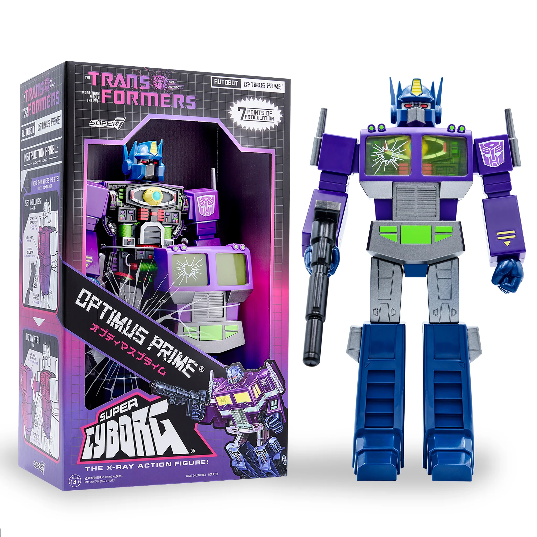 Transformers Super Cyborg - Optimus Prime (Shattered Glass Purple) 5 Transformers Super Cyborg - Optimus Prime (Shattered Glass Purple)