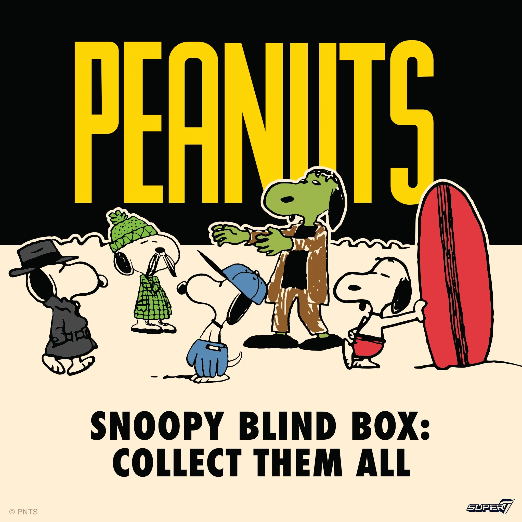 Peanuts Blind Box Wave 01 (Snoopy) - Individual Blind Box 6 Peanuts Blind Box Wave 01 (Snoopy) - Individual Blind Box