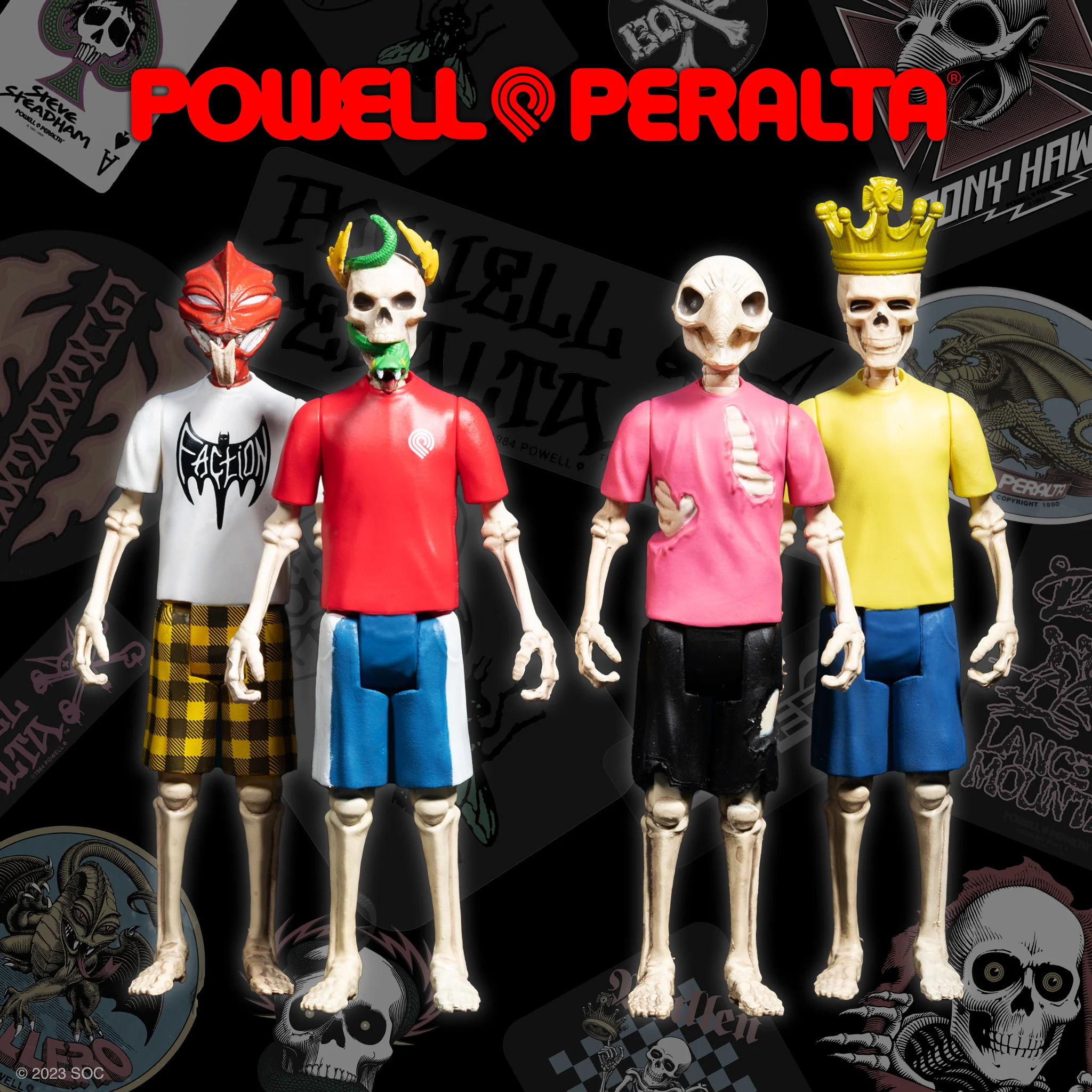 Powell-Peralta ReAction Figures Wave 2 - Set of 4 3 Powell-Peralta ReAction Figures Wave 2 - Set of 4