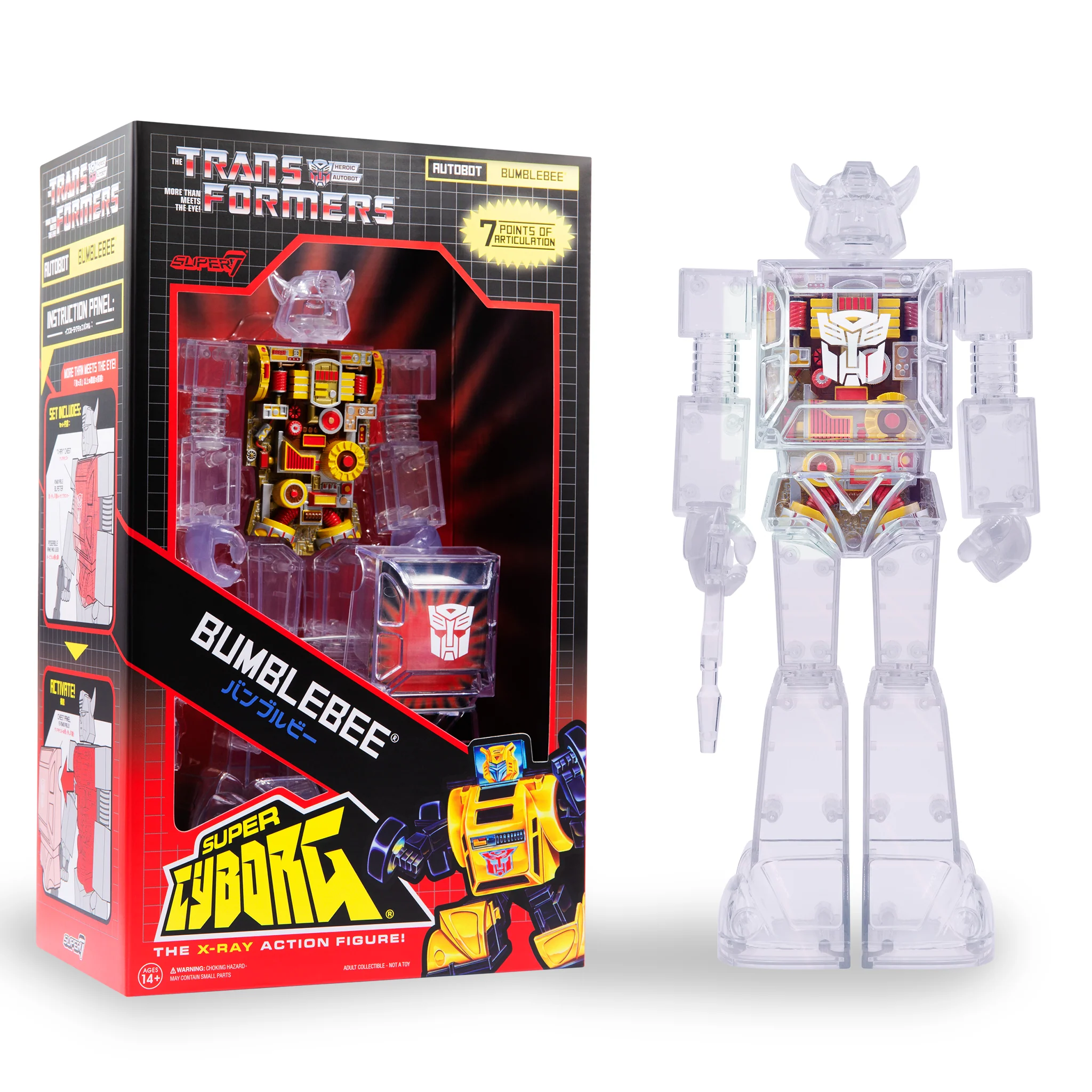 Transformers Super Cyborg - Bumblebee (Clear)