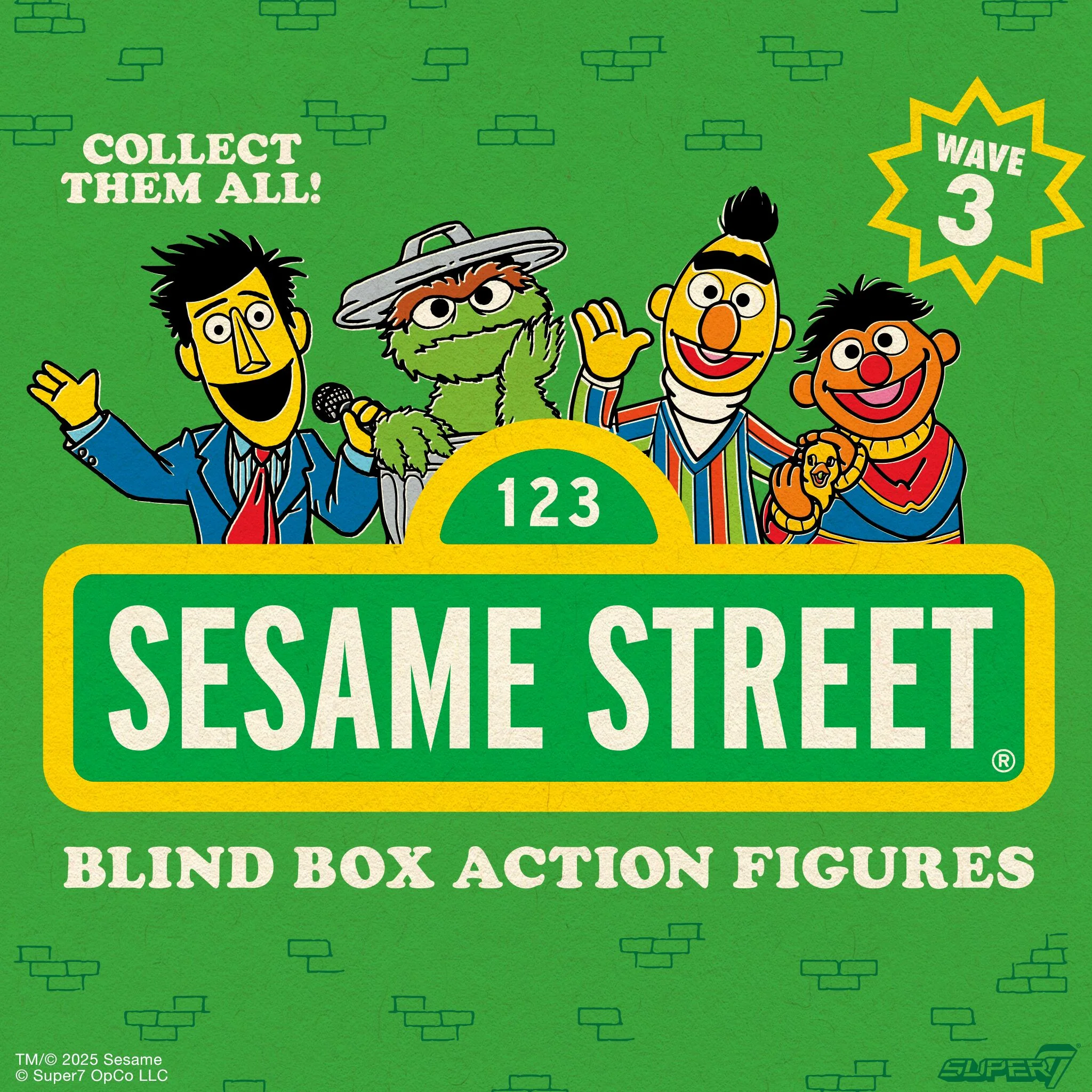 Sesame Street Blind Box Wave 03 - Blind Box Flat 17 Sesame Street Blind Box Wave 03 - Blind Box Flat