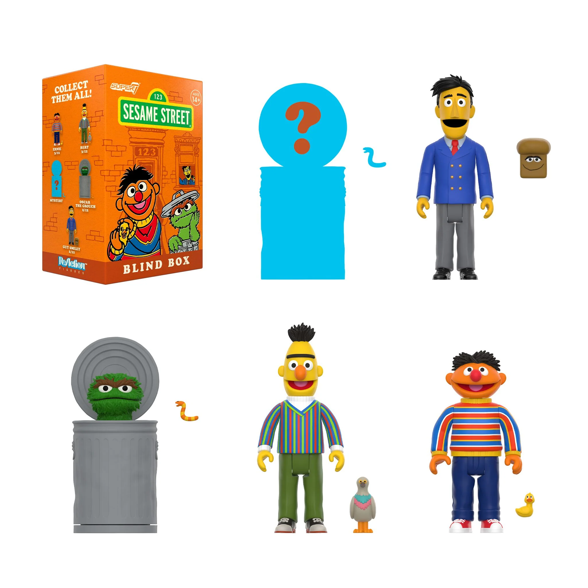 Sesame Street Blind Box Wave 03 - Blind Box Flat 6 Sesame Street Blind Box Wave 03 - Blind Box Flat
