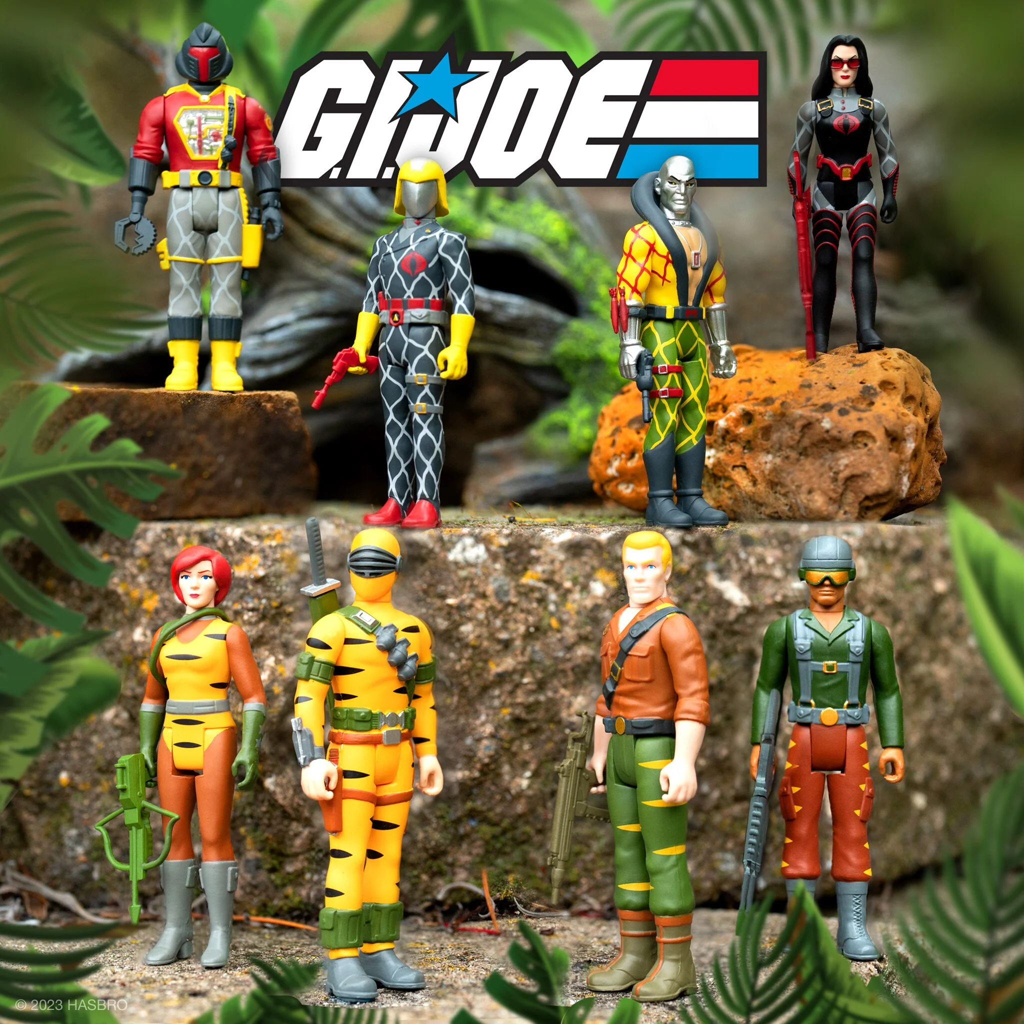 G.I. Joe ReAction Figures Wave 6 - Tiger Force & Python Patrol - Set of 8 3 G.I. Joe ReAction Figures Wave 6 - Tiger Force & Python Patrol - Set of 8