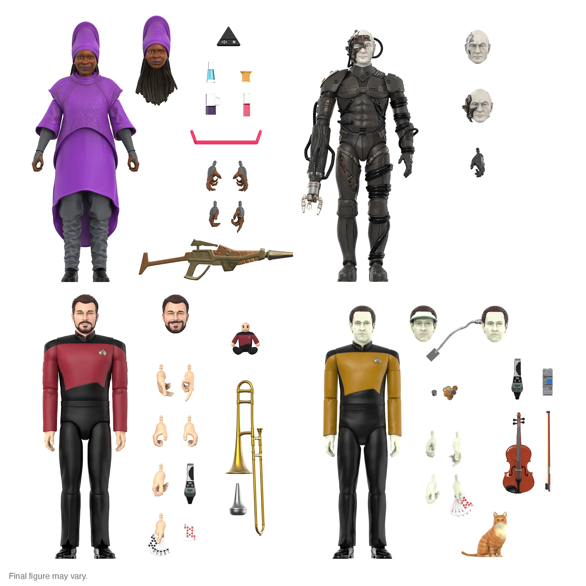 Star Trek: The Next Generation ULTIMATES! Wave 1 - Set of 4