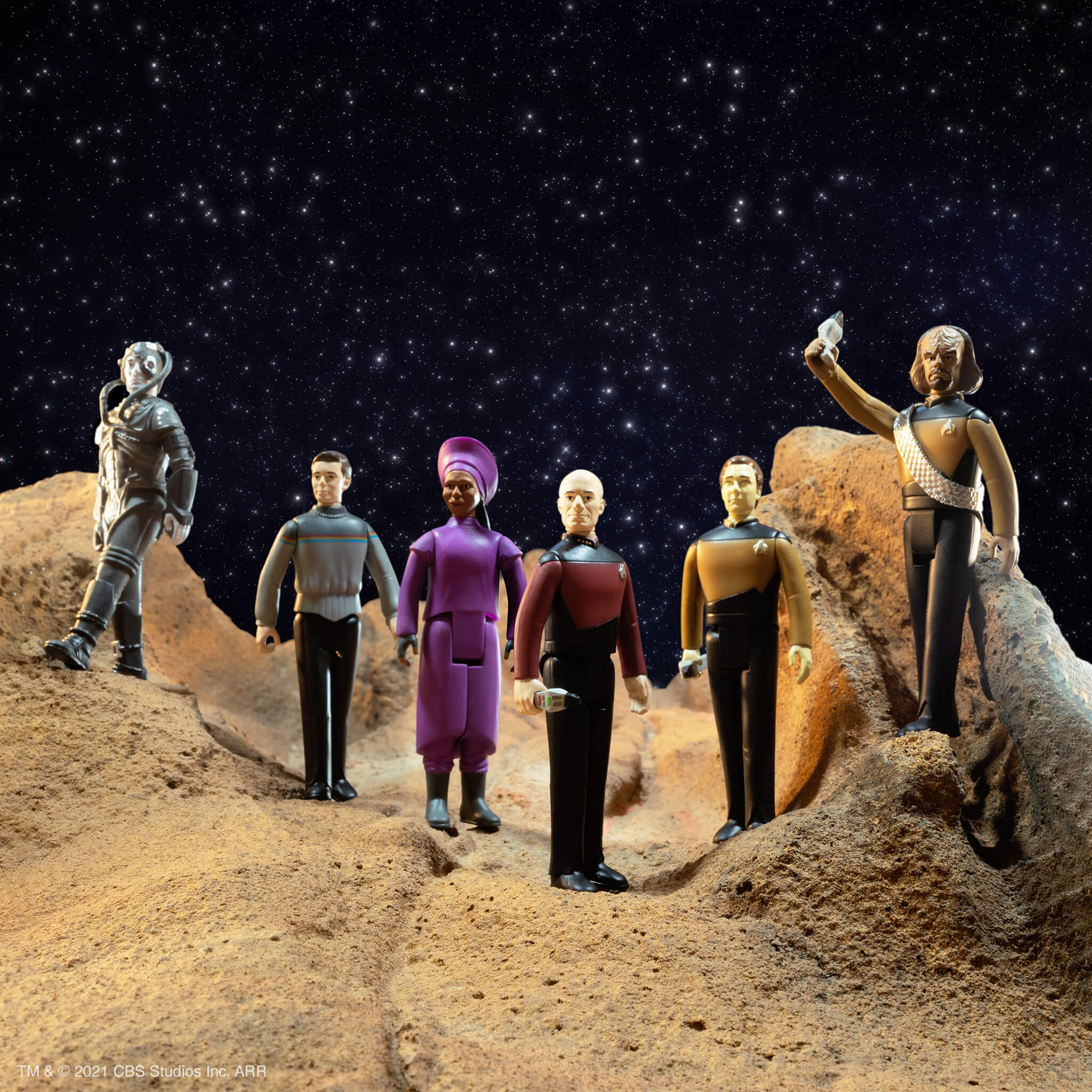 Star Trek: The Next Generation Wave 1 6 Figure Set 3 Star Trek: The Next Generation Wave 1 6 Figure Set