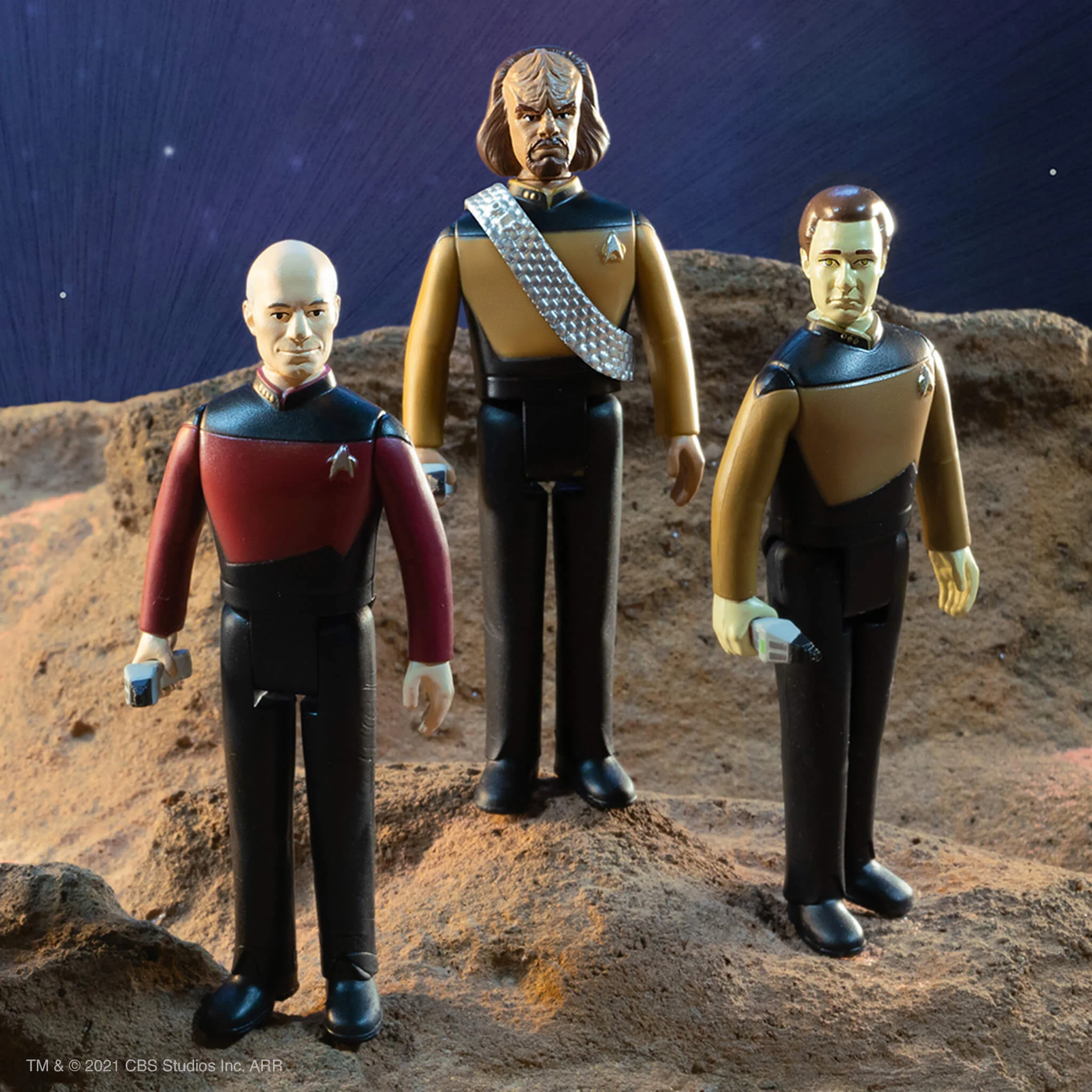 Star Trek: The Next Generation Wave 1 6 Figure Set 5 Star Trek: The Next Generation Wave 1 6 Figure Set