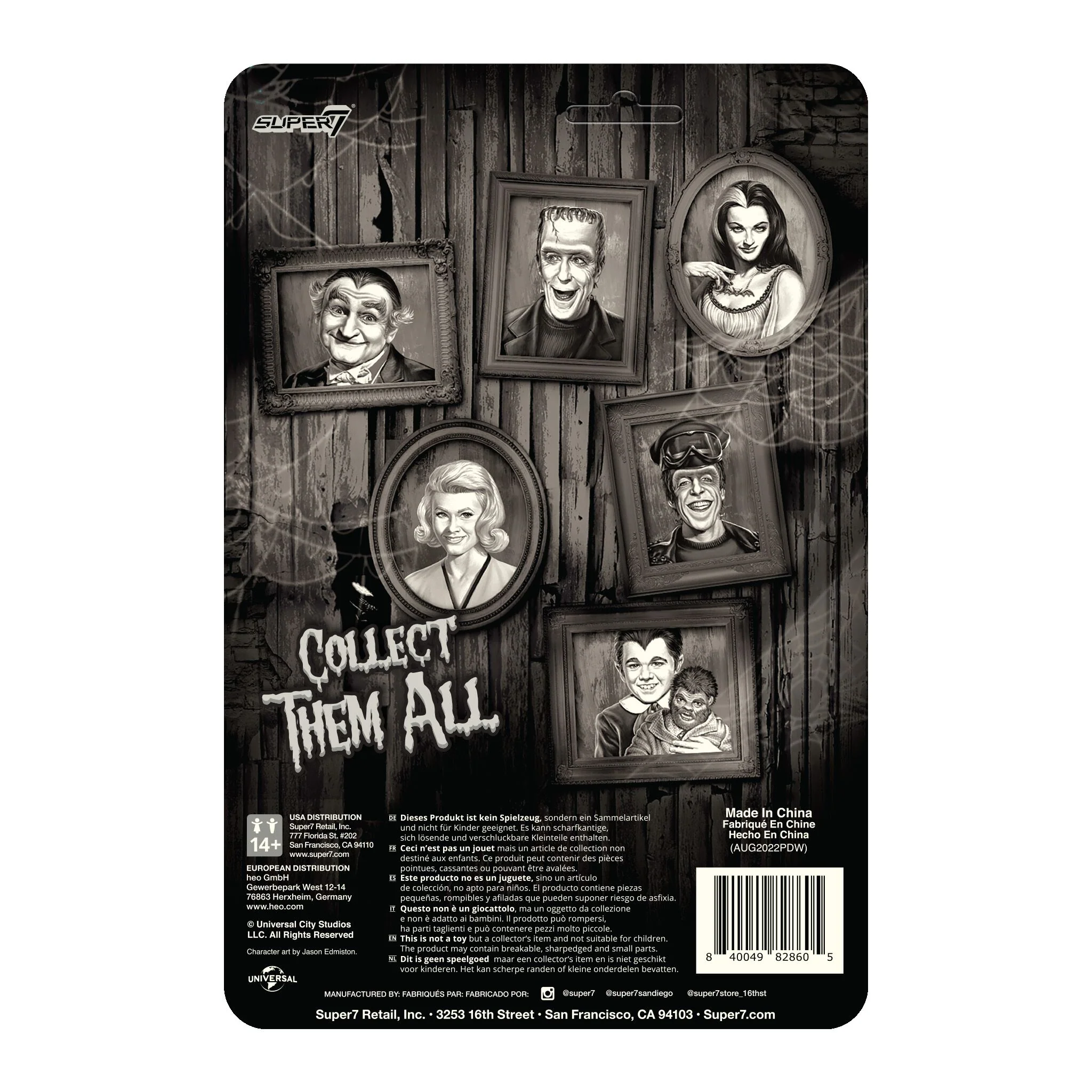 The Munsters ReAction Wave 3 - Hot Rod Herman (Grayscale) 5 The Munsters ReAction Wave 3 - Hot Rod Herman (Grayscale)