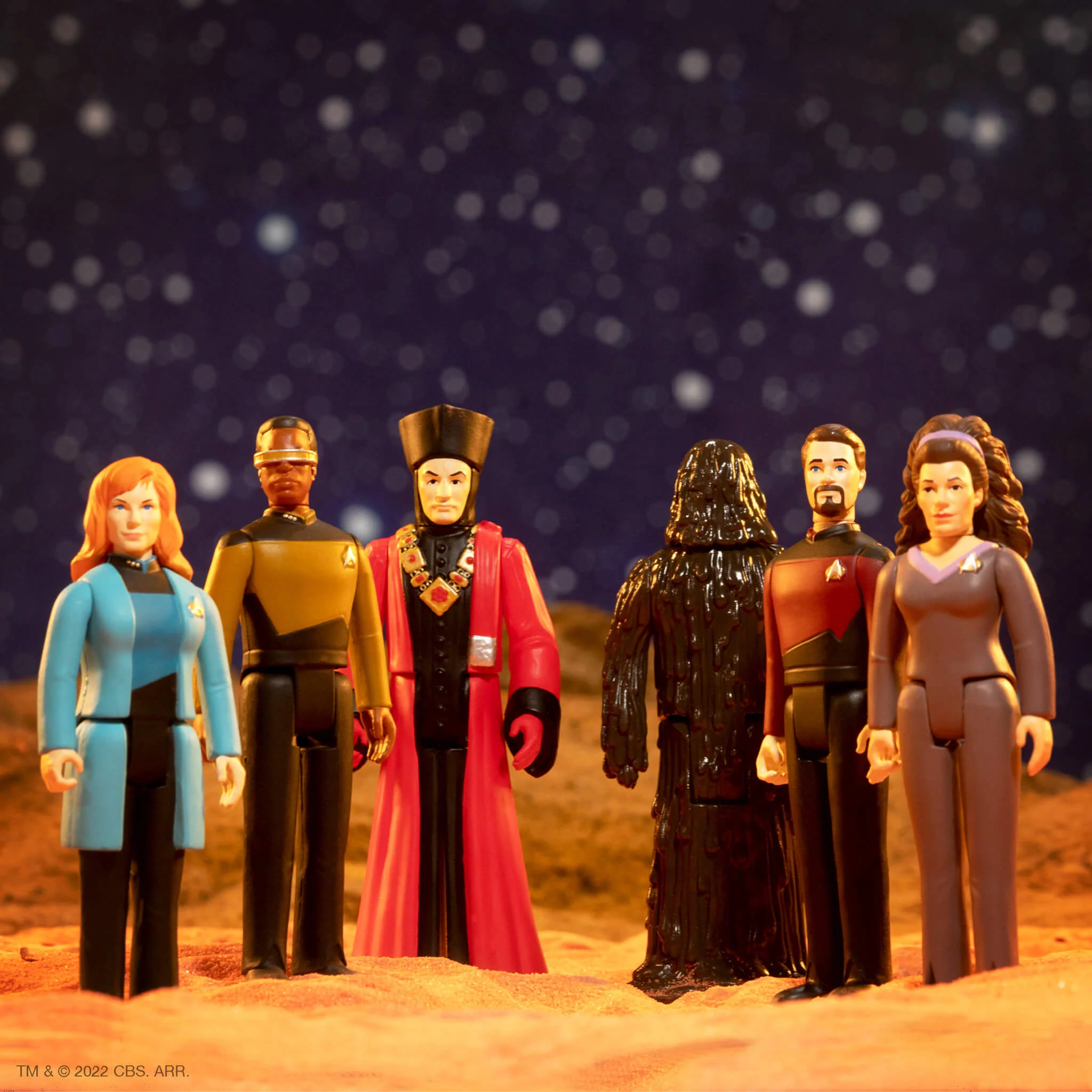 Star Trek: The Next Generation Wave 2 6 Figure Set 3 Star Trek: The Next Generation Wave 2 6 Figure Set