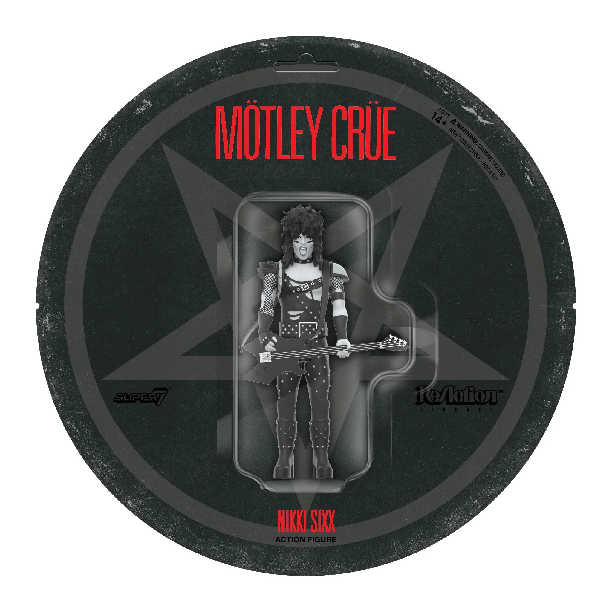 Motley Crue ReAction Figures Wave 02 - Vince Neil, Tommy Lee, Nikki Sixx, & Mick Mars (Shout At The Devil - Black & White) 6 Motley Crue ReAction Figures Wave 02 - Vince Neil, Tommy Lee, Nikki Sixx, & Mick Mars (Shout At The Devil - Black & White)