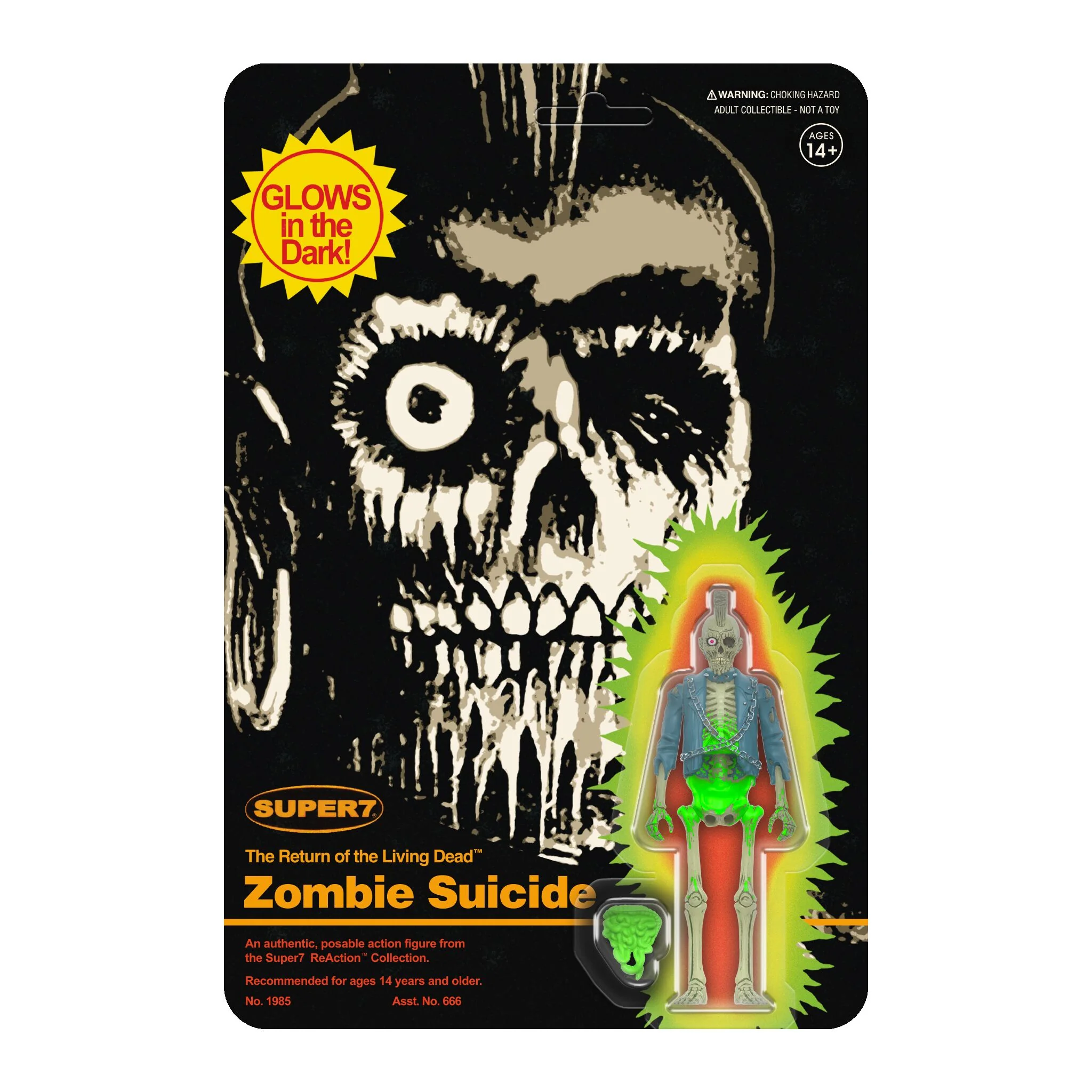 Return of the Living Dead ReAction Figures Wave 5 - Zombie Suicide & Zombie Trash (Monster Glow) 6 Return of the Living Dead ReAction Figures Wave 5 - Zombie Suicide & Zombie Trash (Monster Glow)