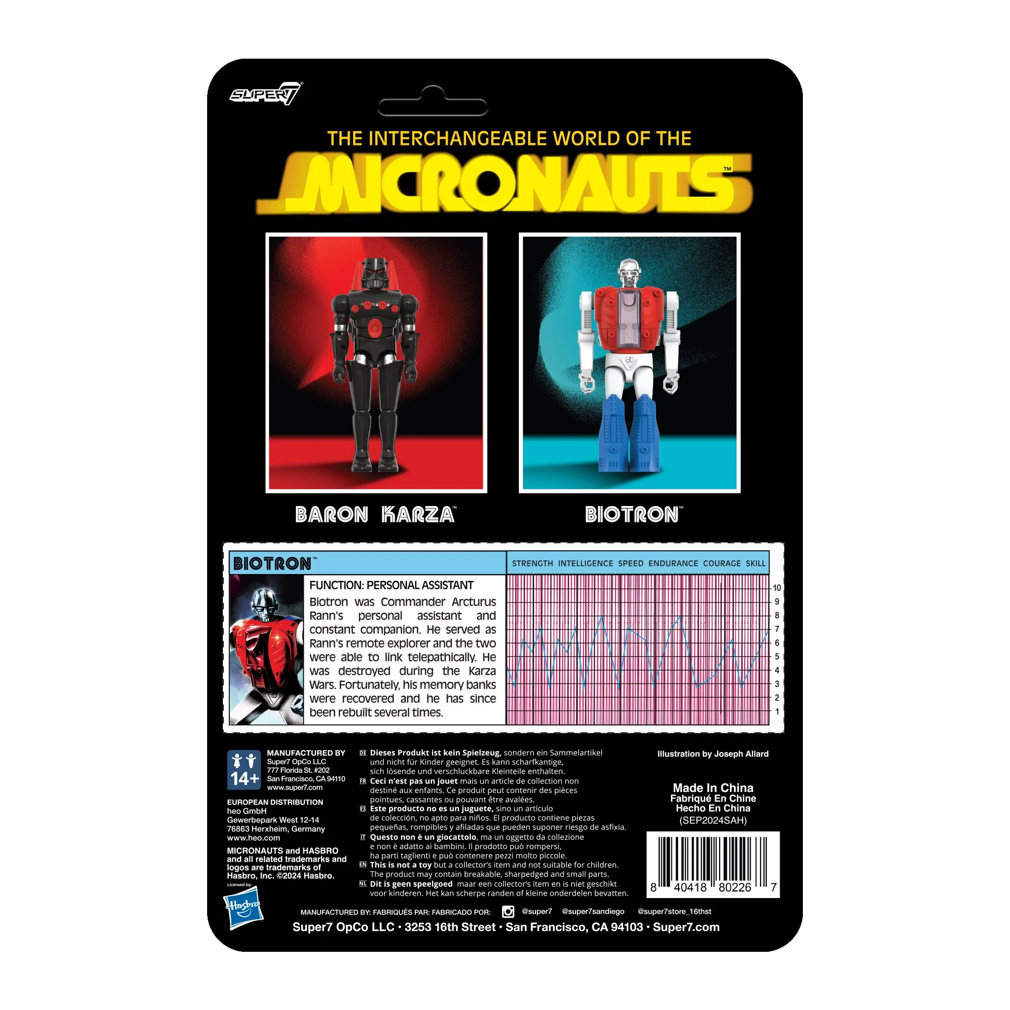 Micronauts ReAction+ Wave 01 - Baron Karza & Biotron 12 Micronauts ReAction+ Wave 01 - Baron Karza & Biotron