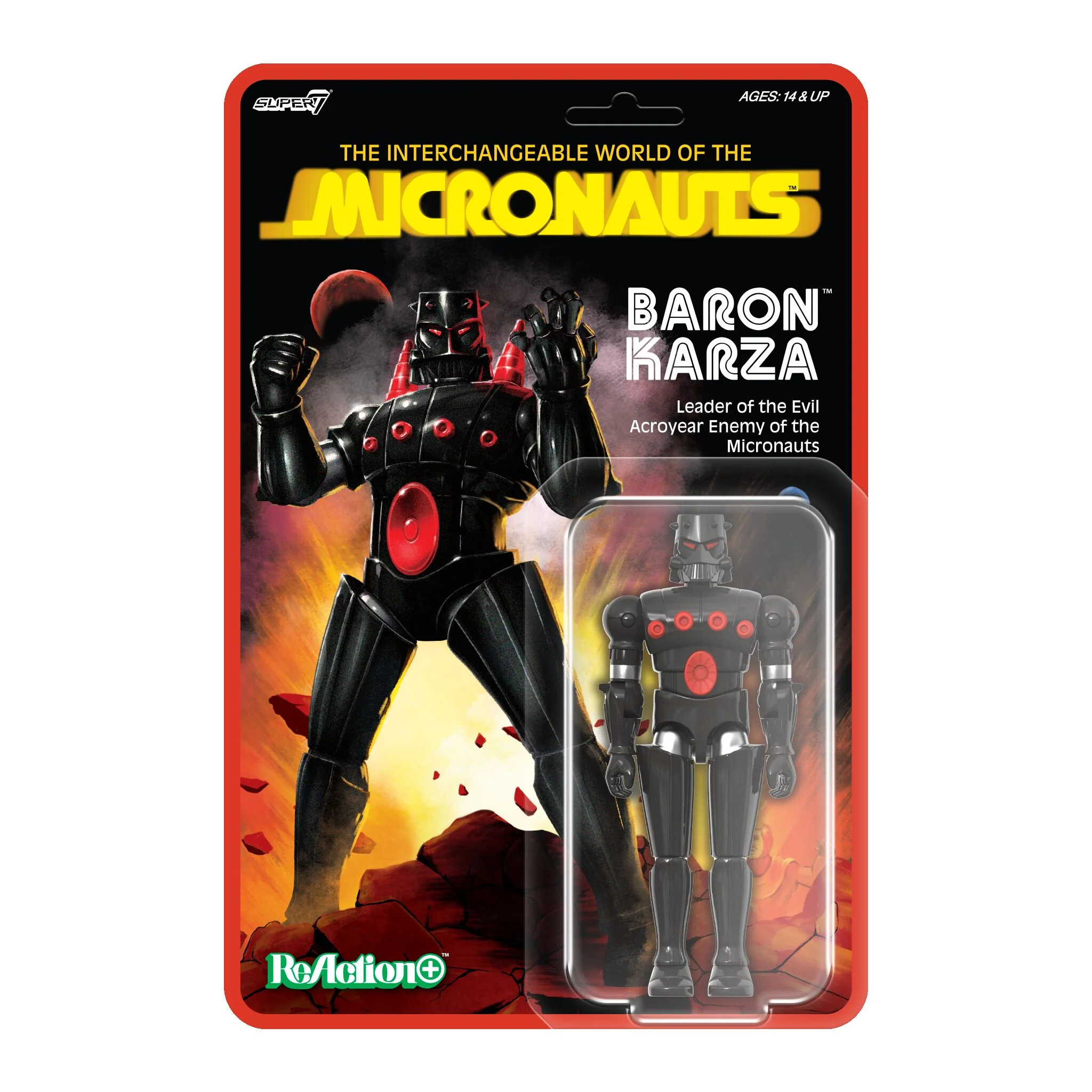 Micronauts ReAction+ Wave 01 - Baron Karza & Biotron 6 Micronauts ReAction+ Wave 01 - Baron Karza & Biotron