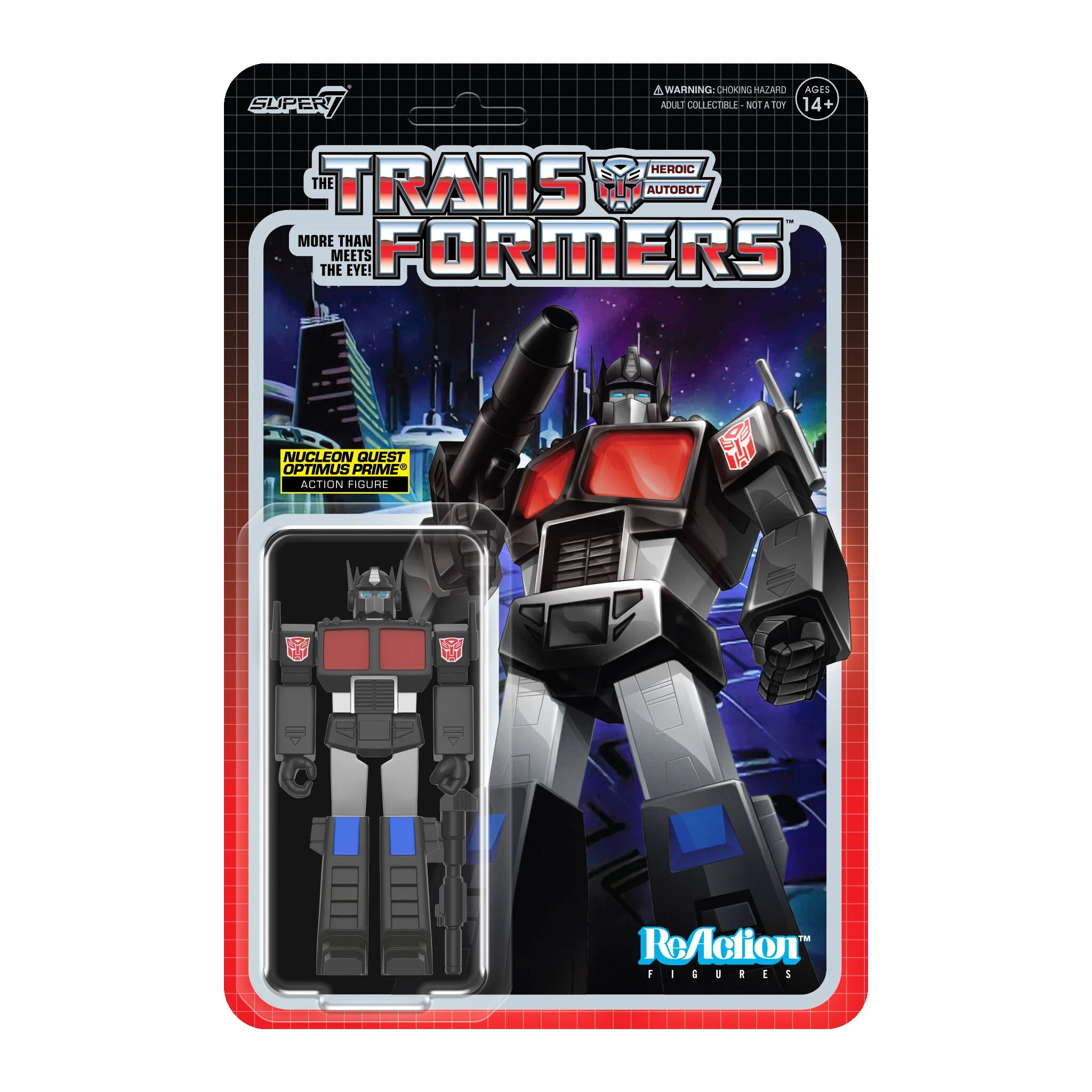 Transformers ReAction Figures Wave 8 - Optimus Prime (Nucleon Quest Special Mission), Ghost of Starscream, Rumble, Grimlock, Arcee, & Optimus Prime (Ultra Magnus) 14 Transformers ReAction Figures Wave 8 - Optimus Prime (Nucleon Quest Special Mission), Ghost of Starscream, Rumble, Grimlock, Arcee, & Optimus Prime (Ultra Magnus)