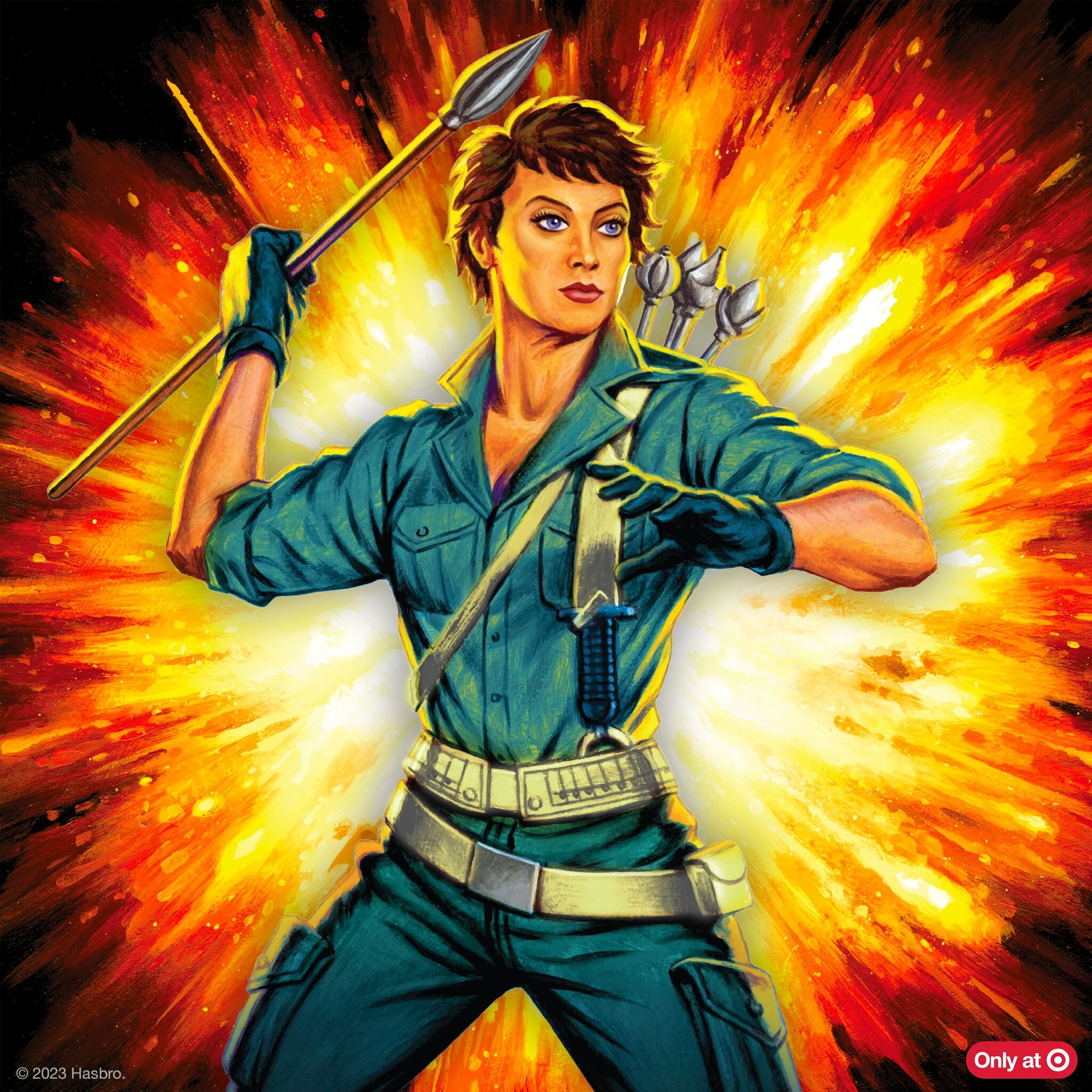 G.I. Joe ReAction Figures - Lady Jaye (DIC Teal) 7 G.I. Joe ReAction Figures - Lady Jaye (DIC Teal)