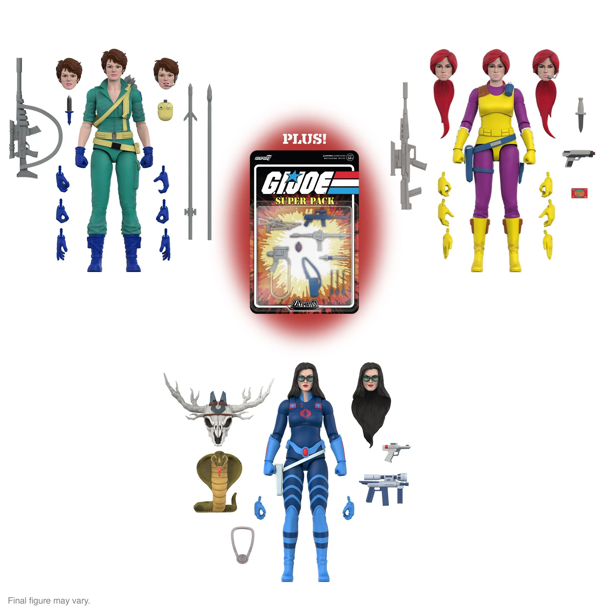 G.I. Joe ULTIMATES! Wave 06 (DIC) - Baroness, Scarlett & Lady Jaye