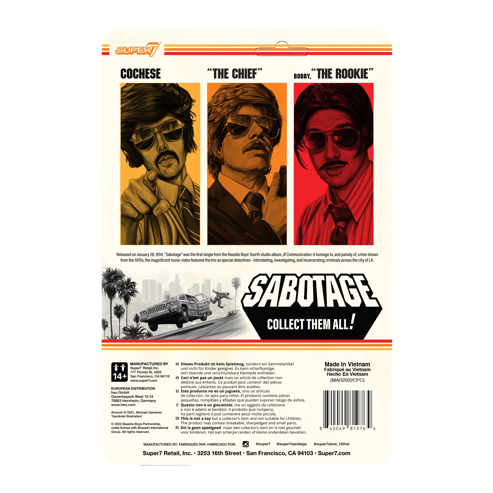 Beastie Boys ReAction Wave 1 - Sabotage - Nathan Wind 4 Beastie Boys ReAction Wave 1 - Sabotage - Nathan Wind