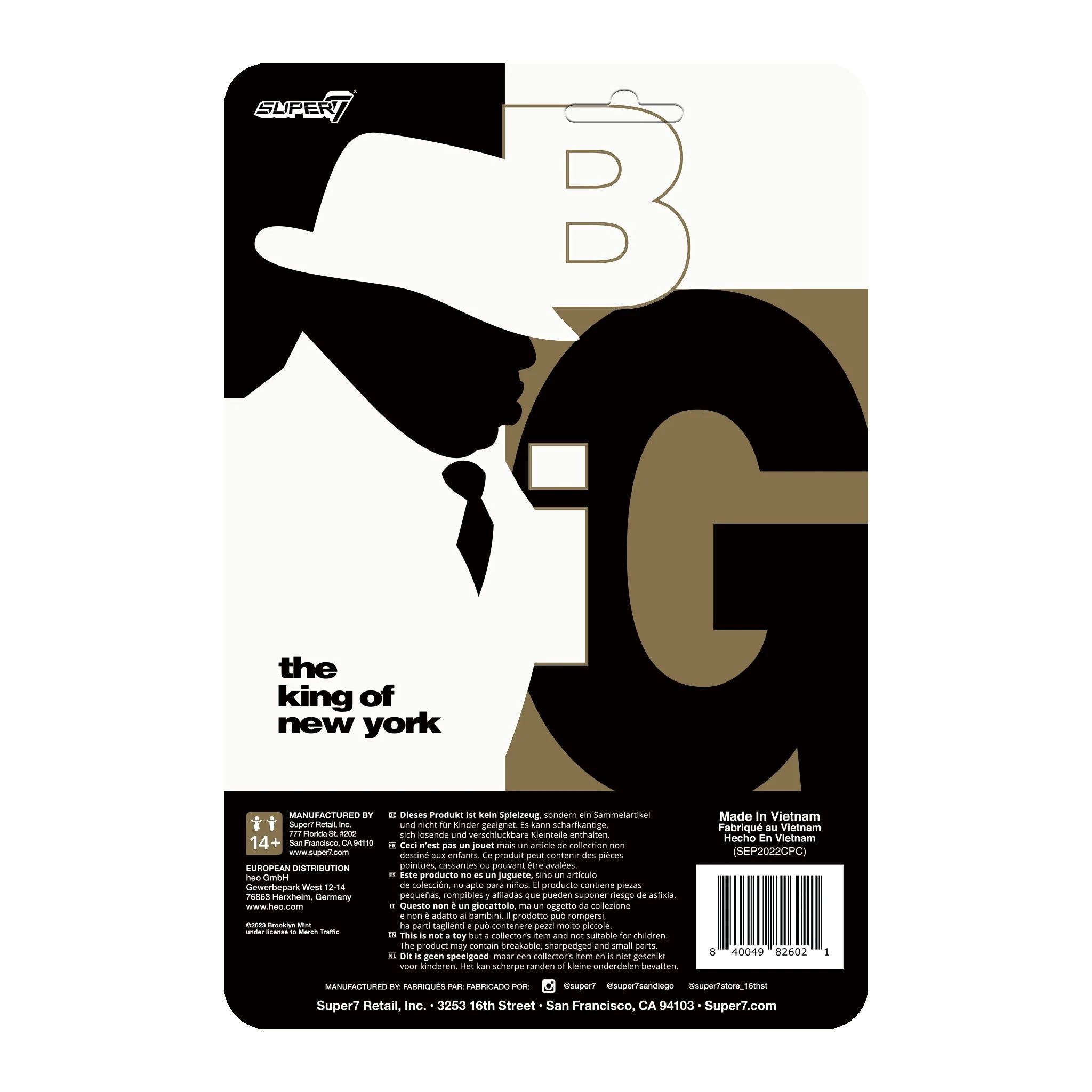 Notorious B.I.G. ReAction Figures Wave 03 - Biggie in Suit 4 Notorious B.I.G. ReAction Figures Wave 03 - Biggie in Suit
