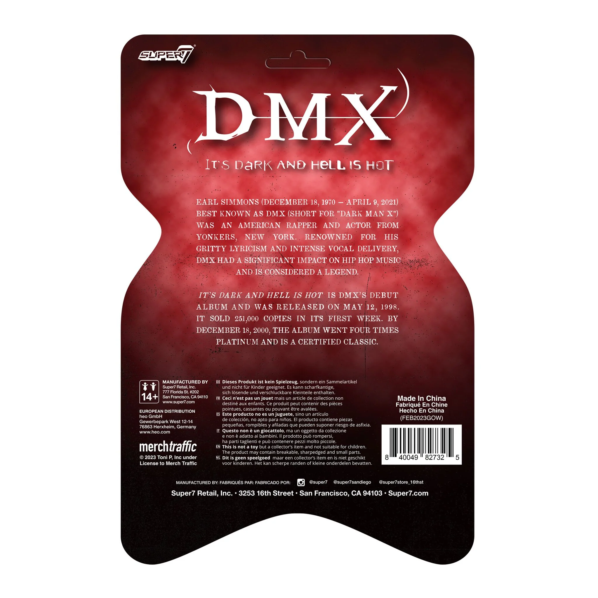 DMX ReAction Figures Wave 01 - DMX (It's Dark and Hell is Hot) 6 DMX ReAction Figures Wave 01 - DMX (It's Dark and Hell is Hot)