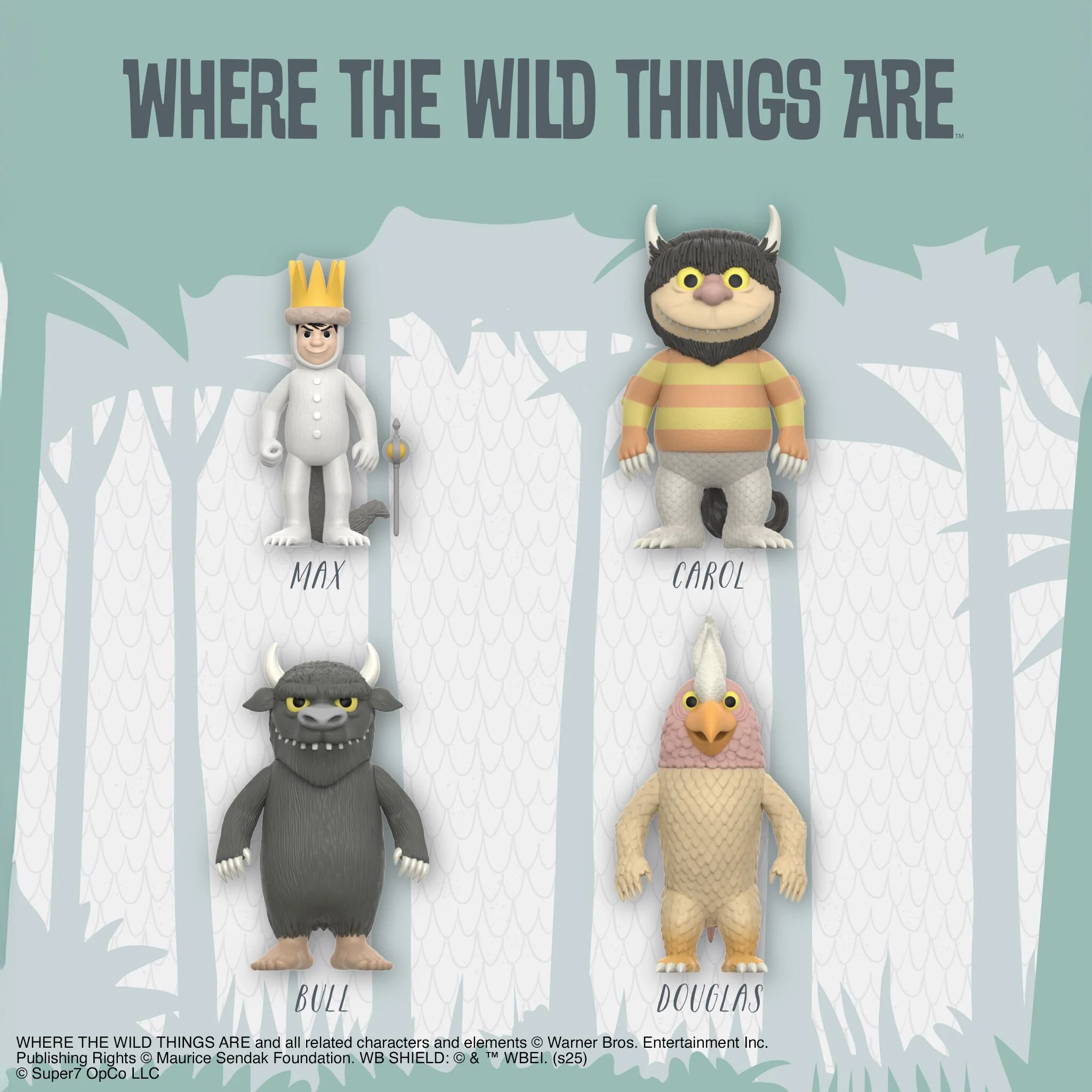 Where The Wild Things Are ReAction Figures Wave 01 - Douglas (Monster) 6 Where The Wild Things Are ReAction Figures Wave 01 - Douglas (Monster)