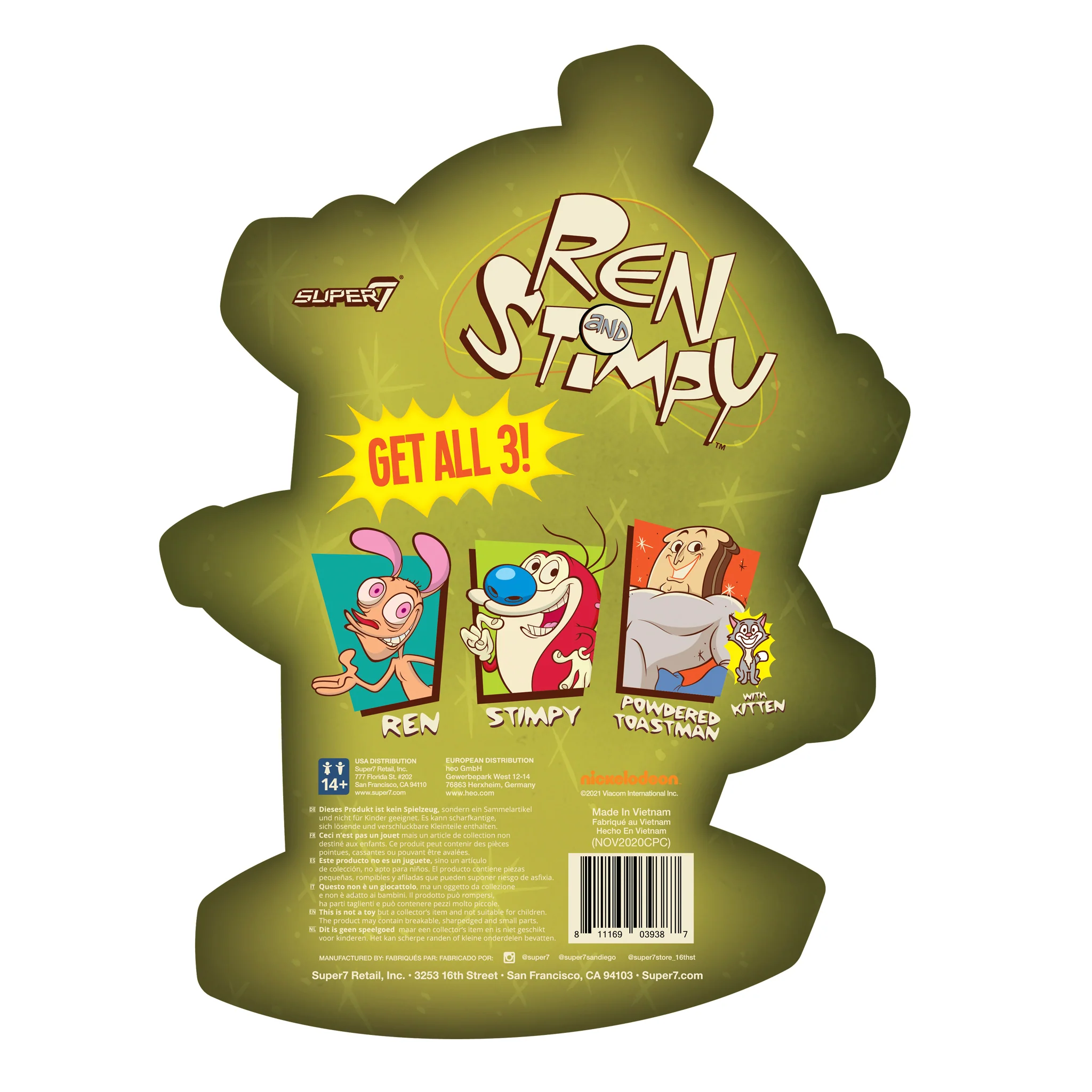 Ren & Stimpy ReAction Figure Wave 1 - Ren 4 Ren & Stimpy ReAction Figure Wave 1 - Ren