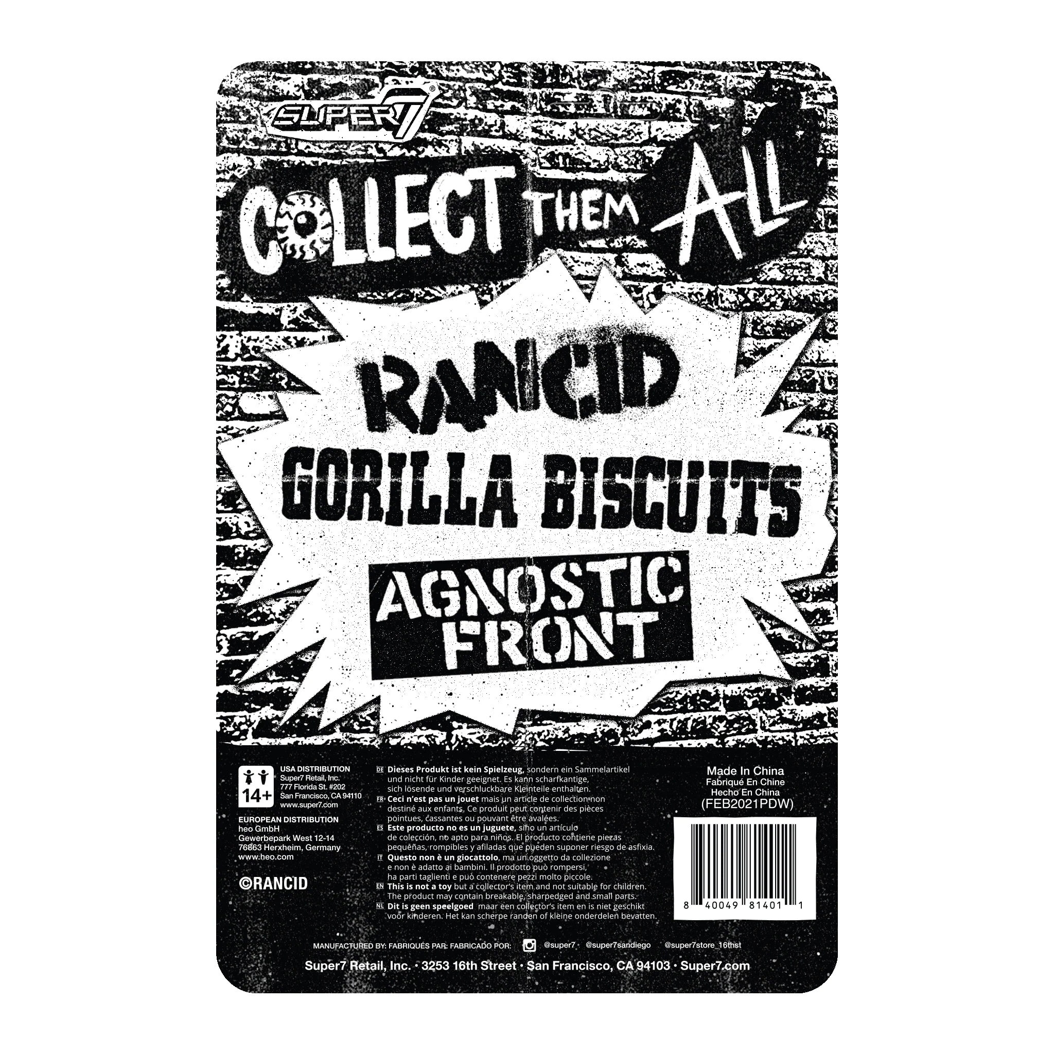 Rancid ReAction Figure Wave 3 -Skeletim (Wolf Head) 4 Rancid ReAction Figure Wave 3 -Skeletim (Wolf Head)