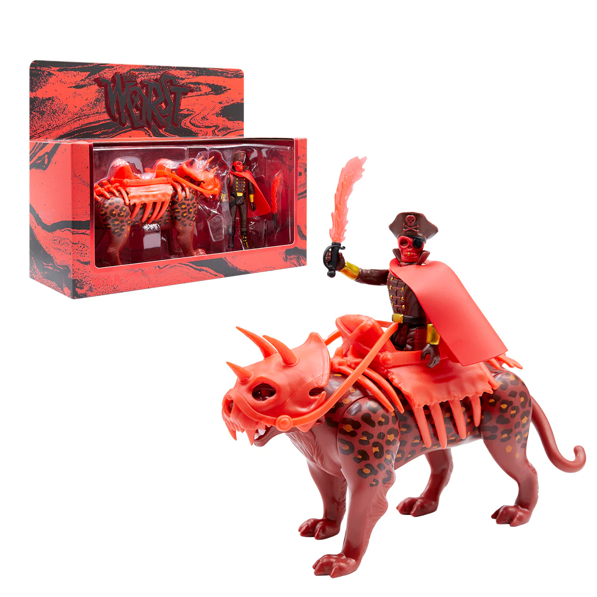 The Four Worstmen of the Apocalypse ReAction Figure - Captain Deadstar and War Jaguar