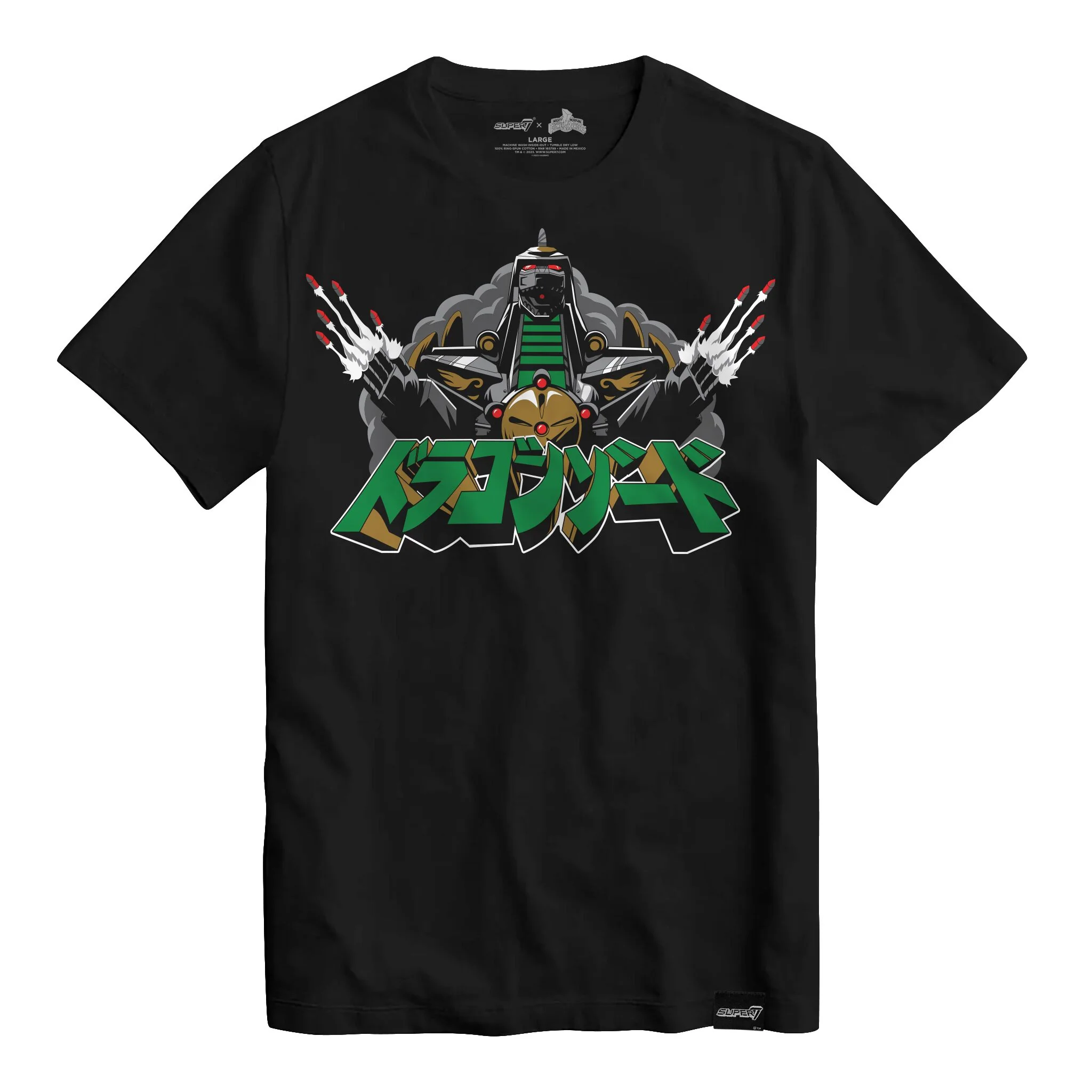 Mighty Morphin Power Rangers T-Shirts - Dragonzord 3 Mighty Morphin Power Rangers T-Shirts - Dragonzord