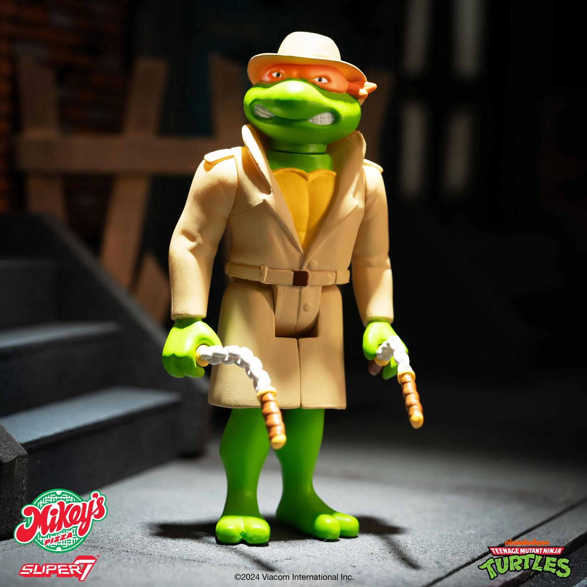 Teenage Mutant Ninja Turtles ReAction Figures Wave 10 - Undercover Michelangelo (Weird Pizza To Go) 3 Teenage Mutant Ninja Turtles ReAction Figures Wave 10 - Undercover Michelangelo (Weird Pizza To Go)