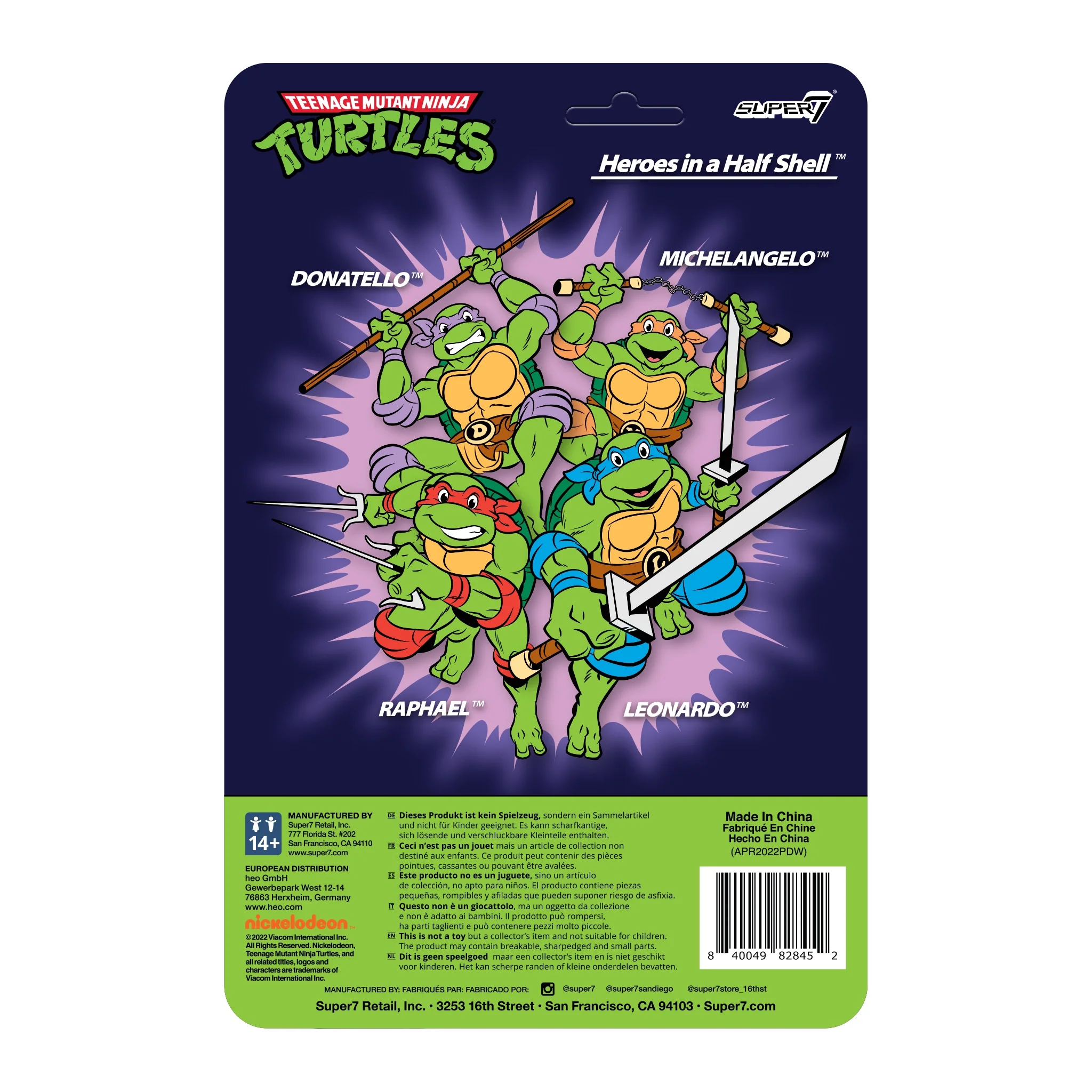 Teenage Mutant Ninja Turtles ReAction Wave 7 - Raphael Toon 5 Teenage Mutant Ninja Turtles ReAction Wave 7 - Raphael Toon