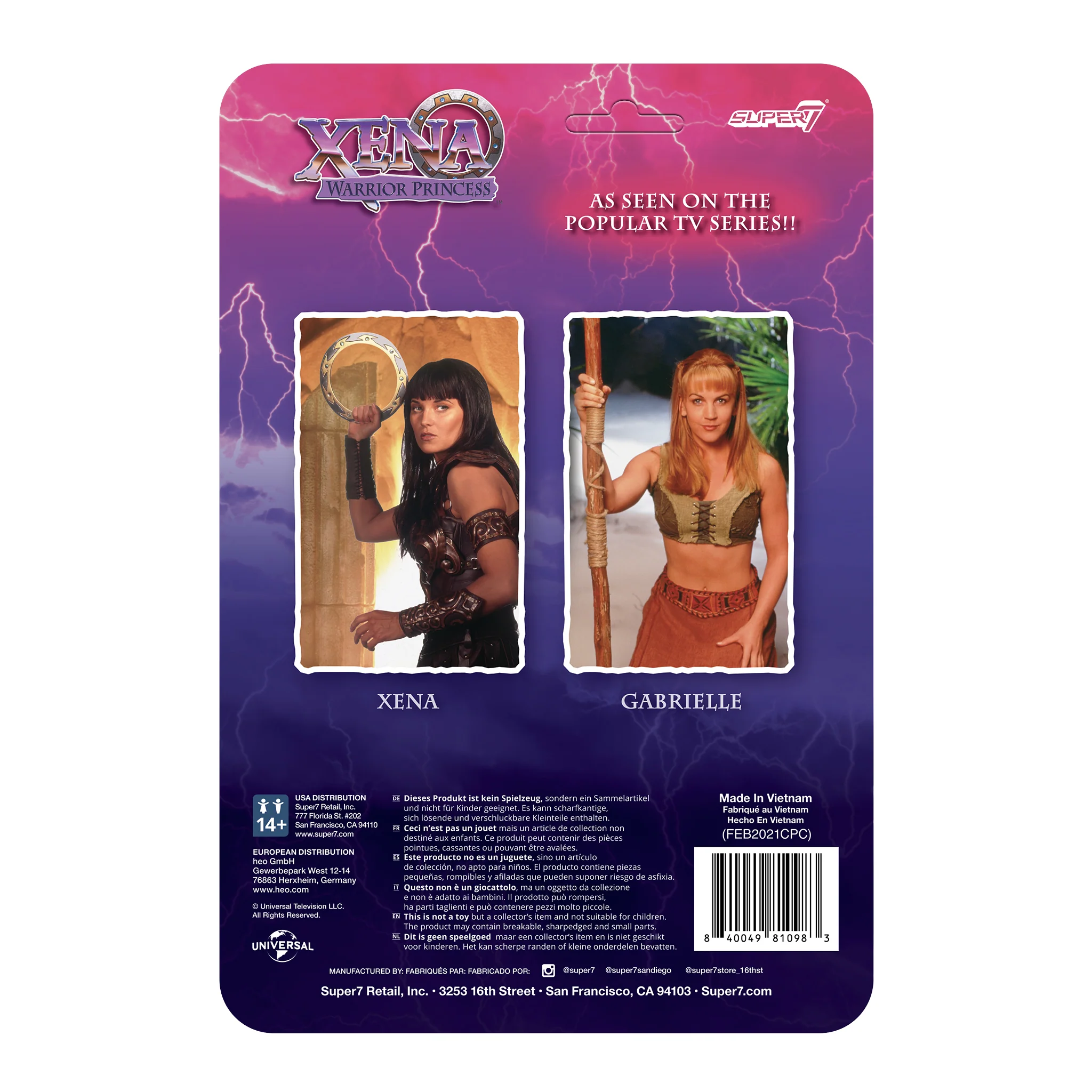Xena: Warrior Princess ReAction Figure Wave 1 - Gabrielle 4 Xena: Warrior Princess ReAction Figure Wave 1 - Gabrielle
