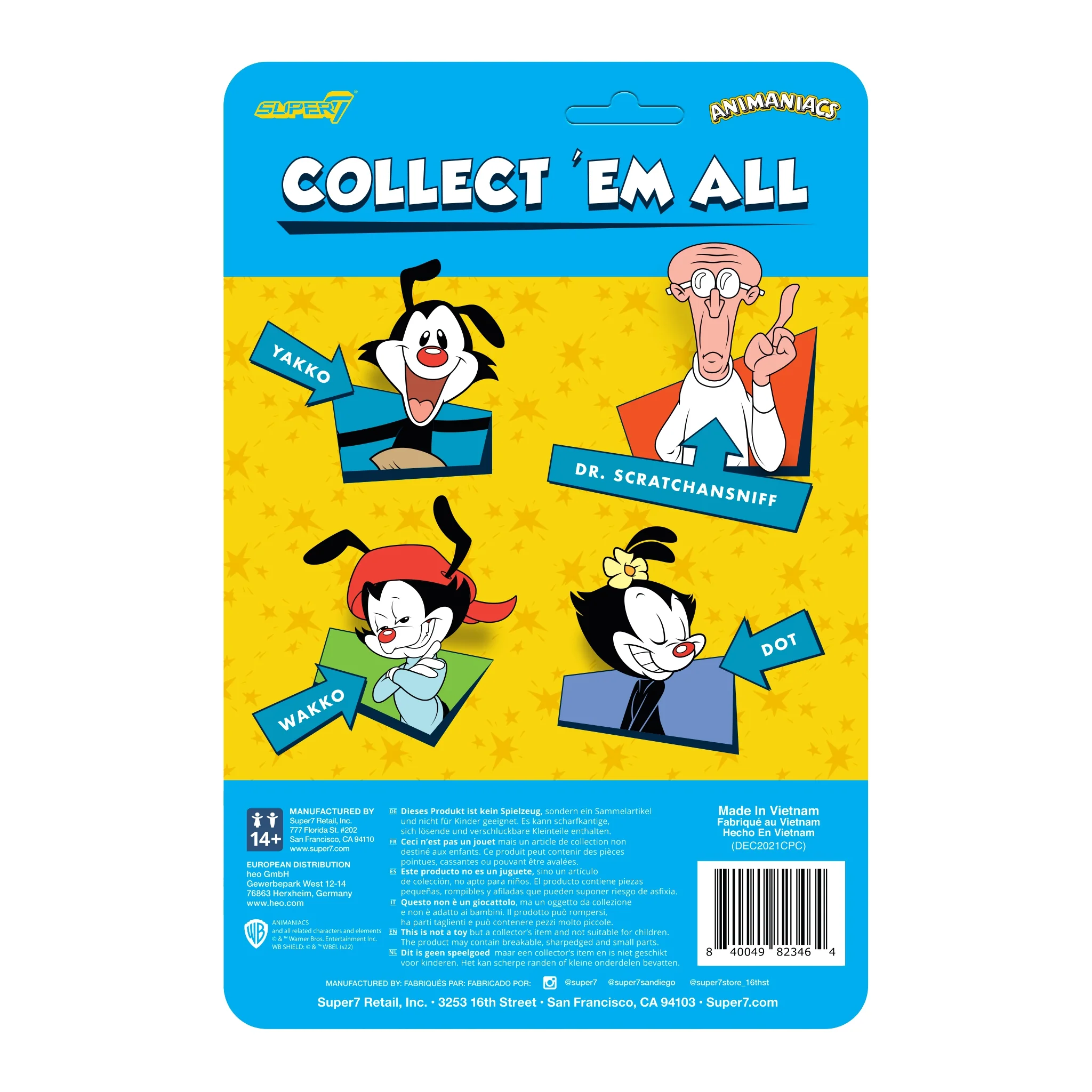 Animaniacs ReAction Figures Wave 1 - Yakko 4 Animaniacs ReAction Figures Wave 1 - Yakko
