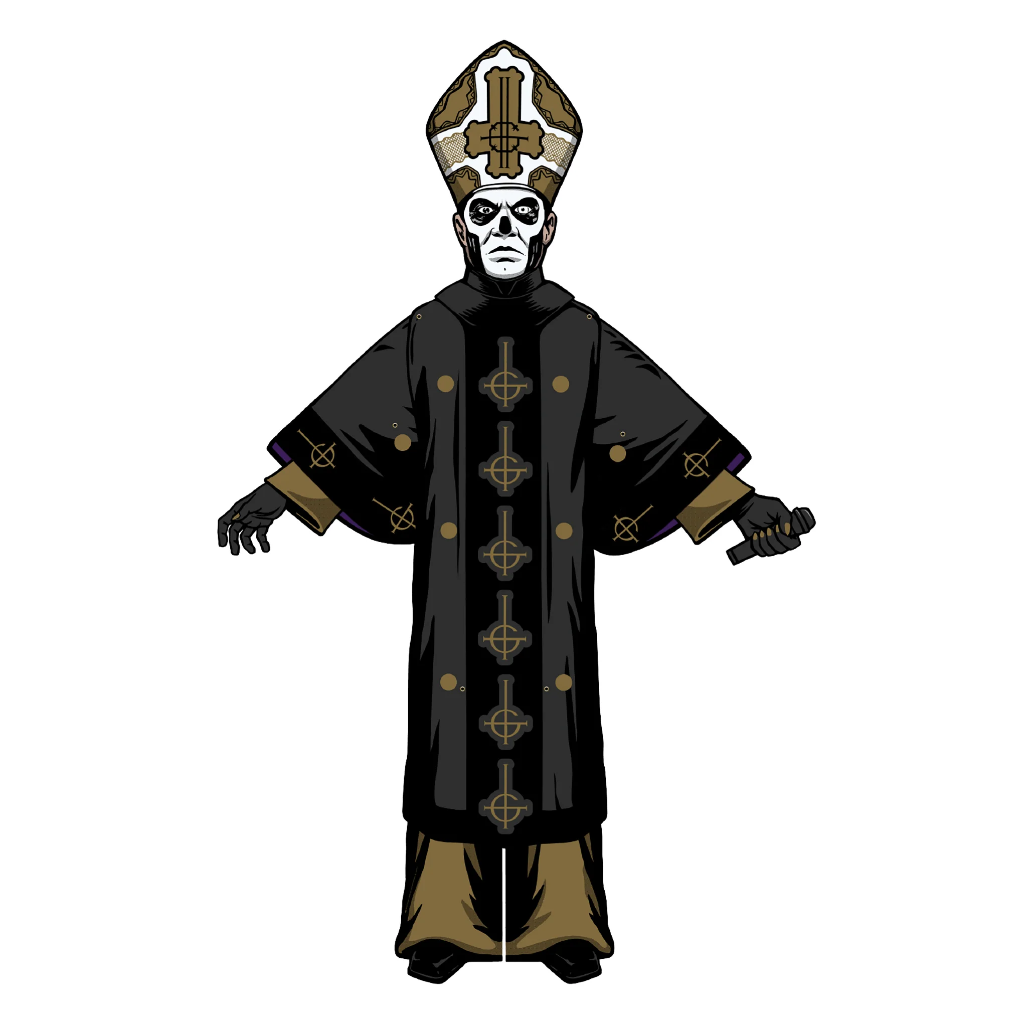 Ghost Paper People - Papa Emeritus III 3 Ghost Paper People - Papa Emeritus III