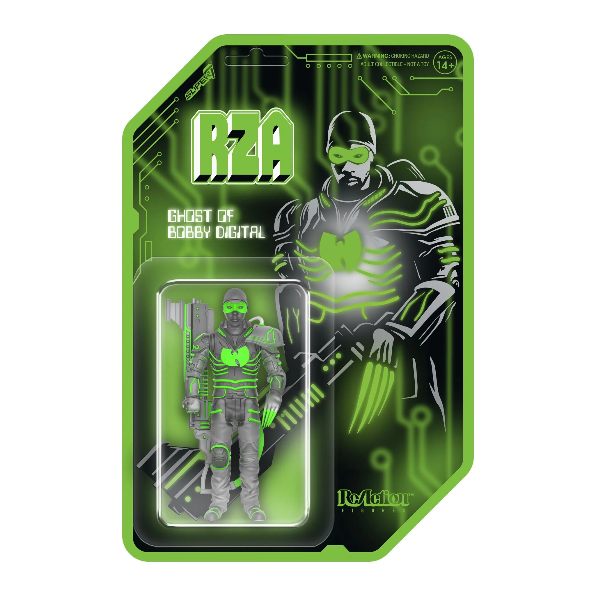 RZA ReAction Figures Wave 04 - Bobby Digital (Clear)