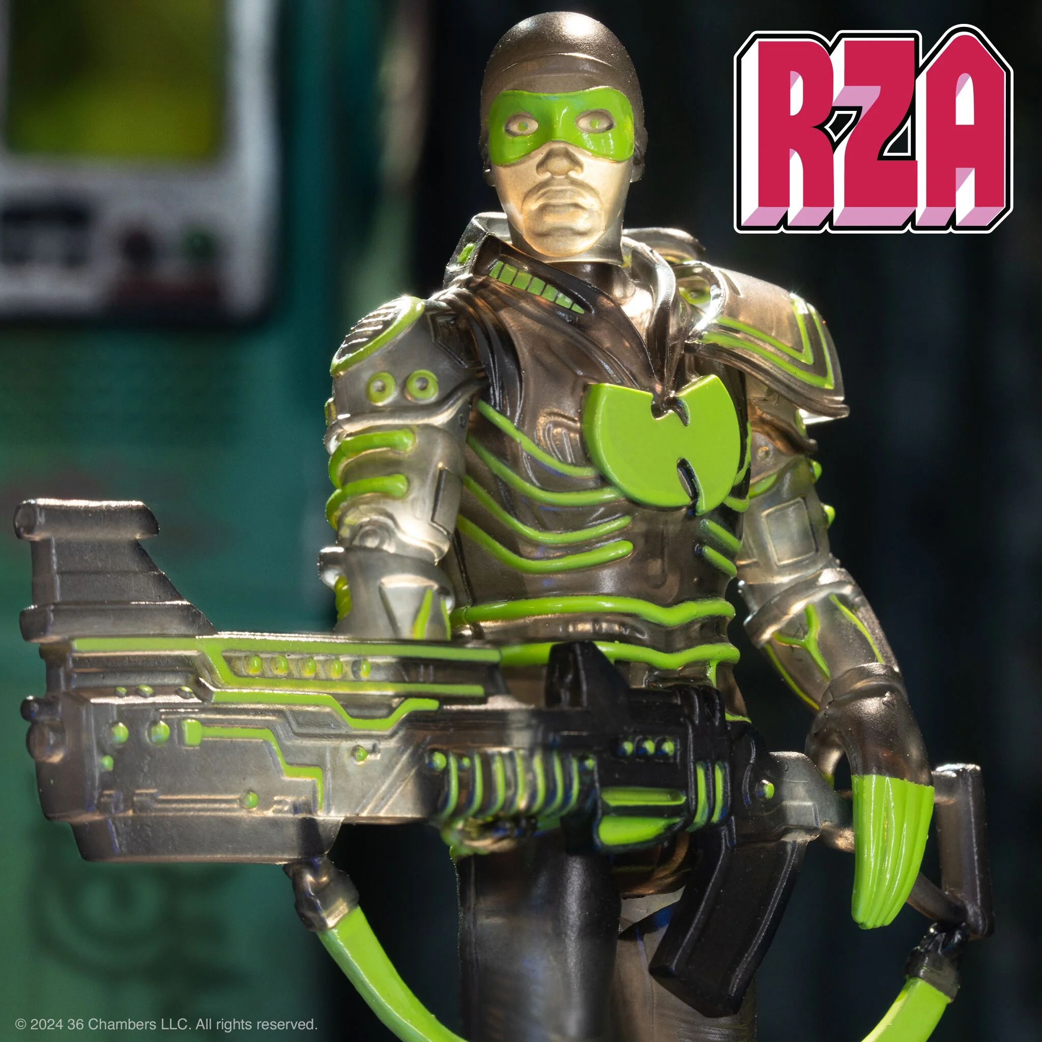 RZA ReAction Figures Wave 04 - Bobby Digital (Clear) 4 RZA ReAction Figures Wave 04 - Bobby Digital (Clear)