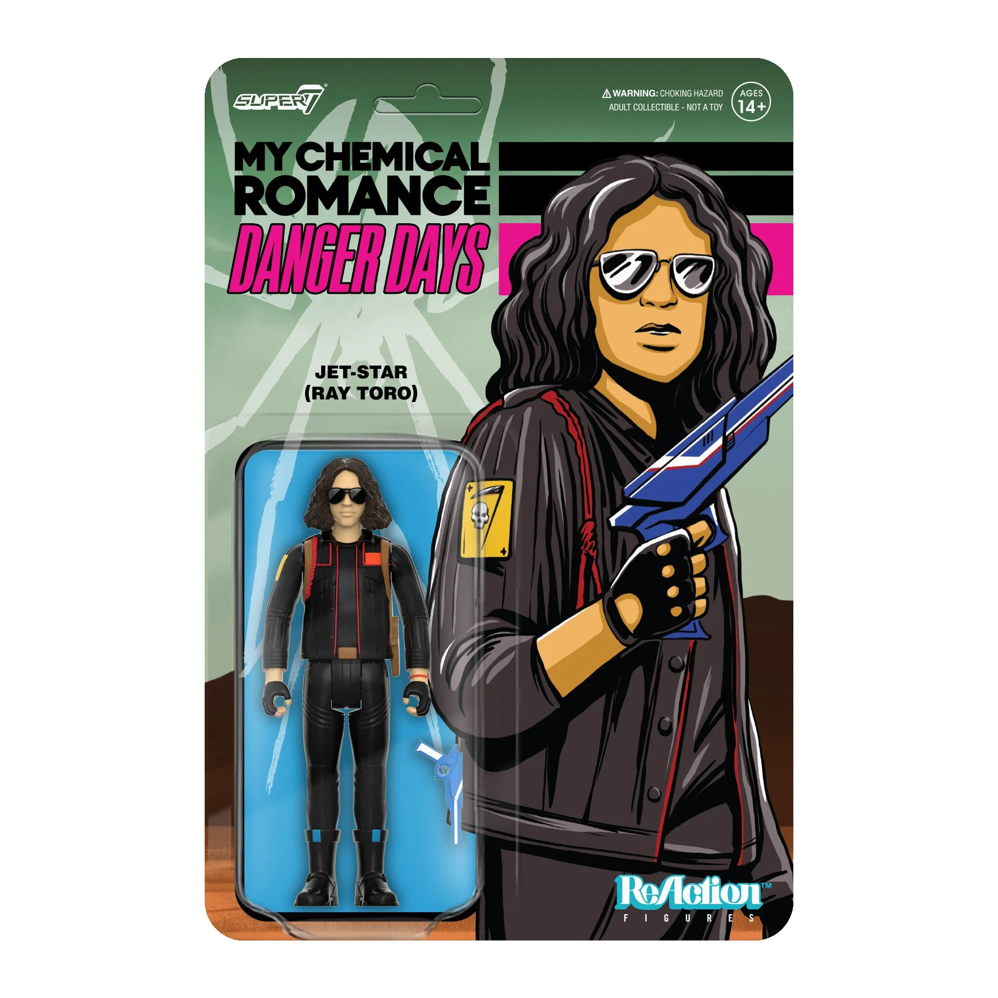 My Chemical Romance ReAction Figures Wave 01 (Danger Days) - Jet Star (Unmasked)