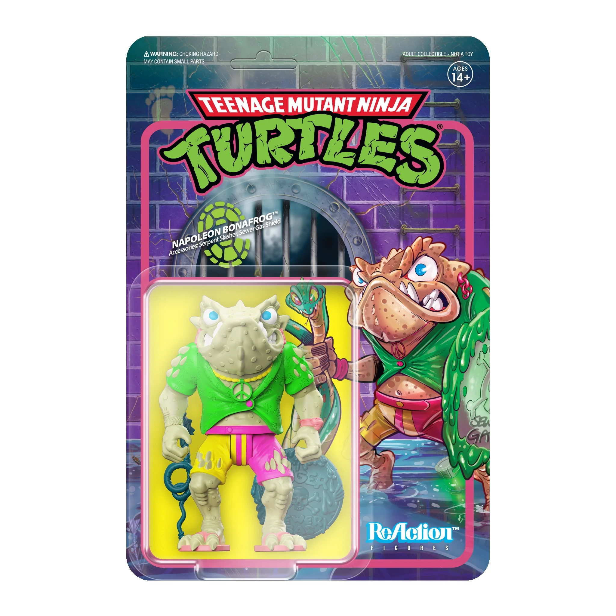 Teenage Mutant Ninja Turtles ReAction Wave 6 - Napoleon Bonafrog