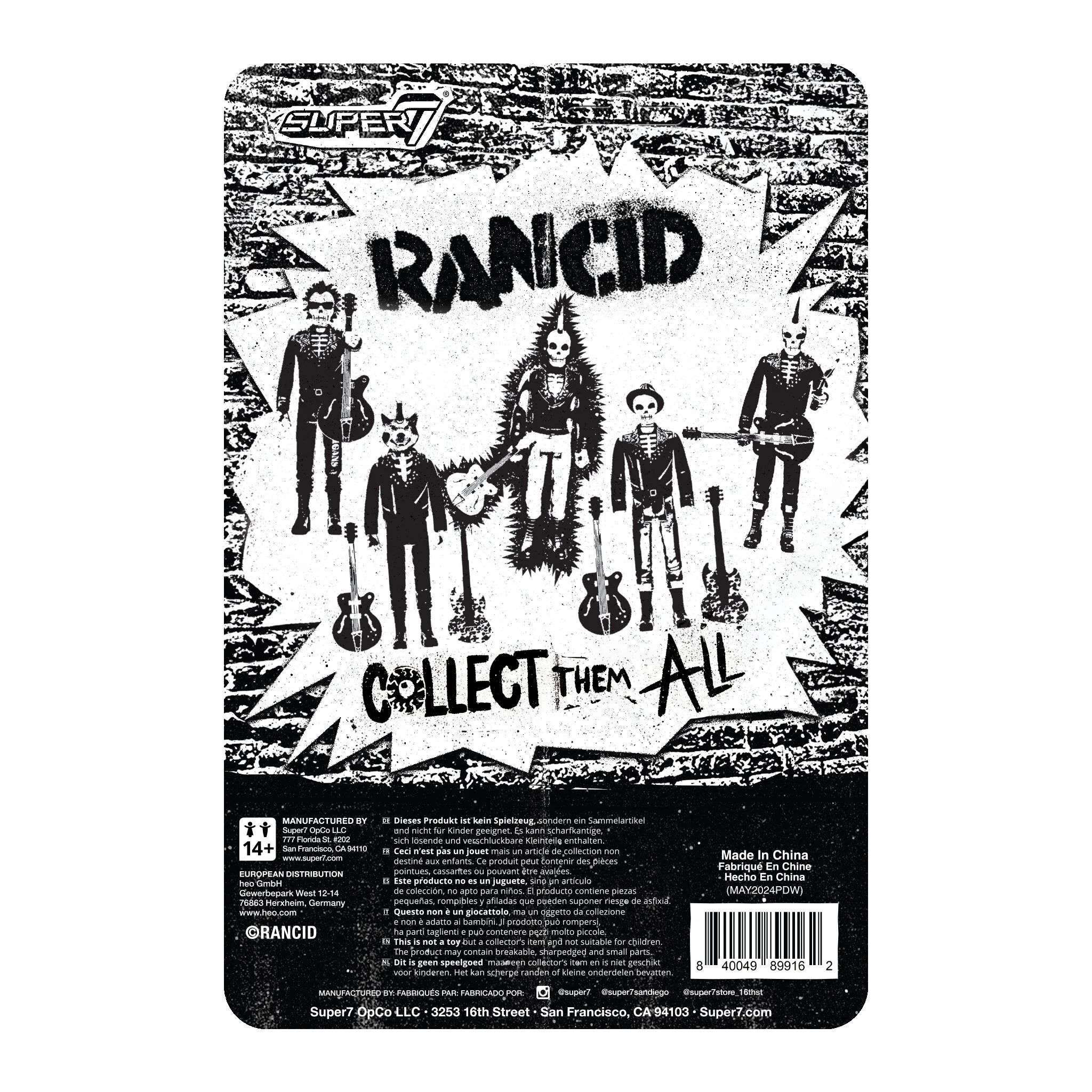 Rancid ReAction Figures Wave 05 - Skeletim (Time Bomb) 5 Rancid ReAction Figures Wave 05 - Skeletim (Time Bomb)
